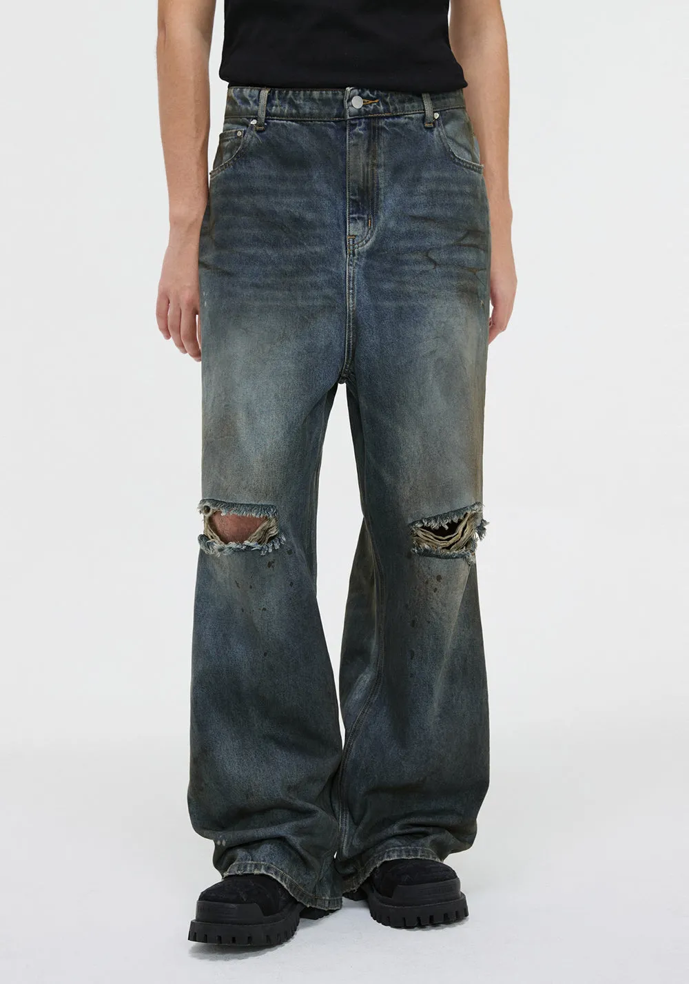 PCLP Washed Denim Jeans