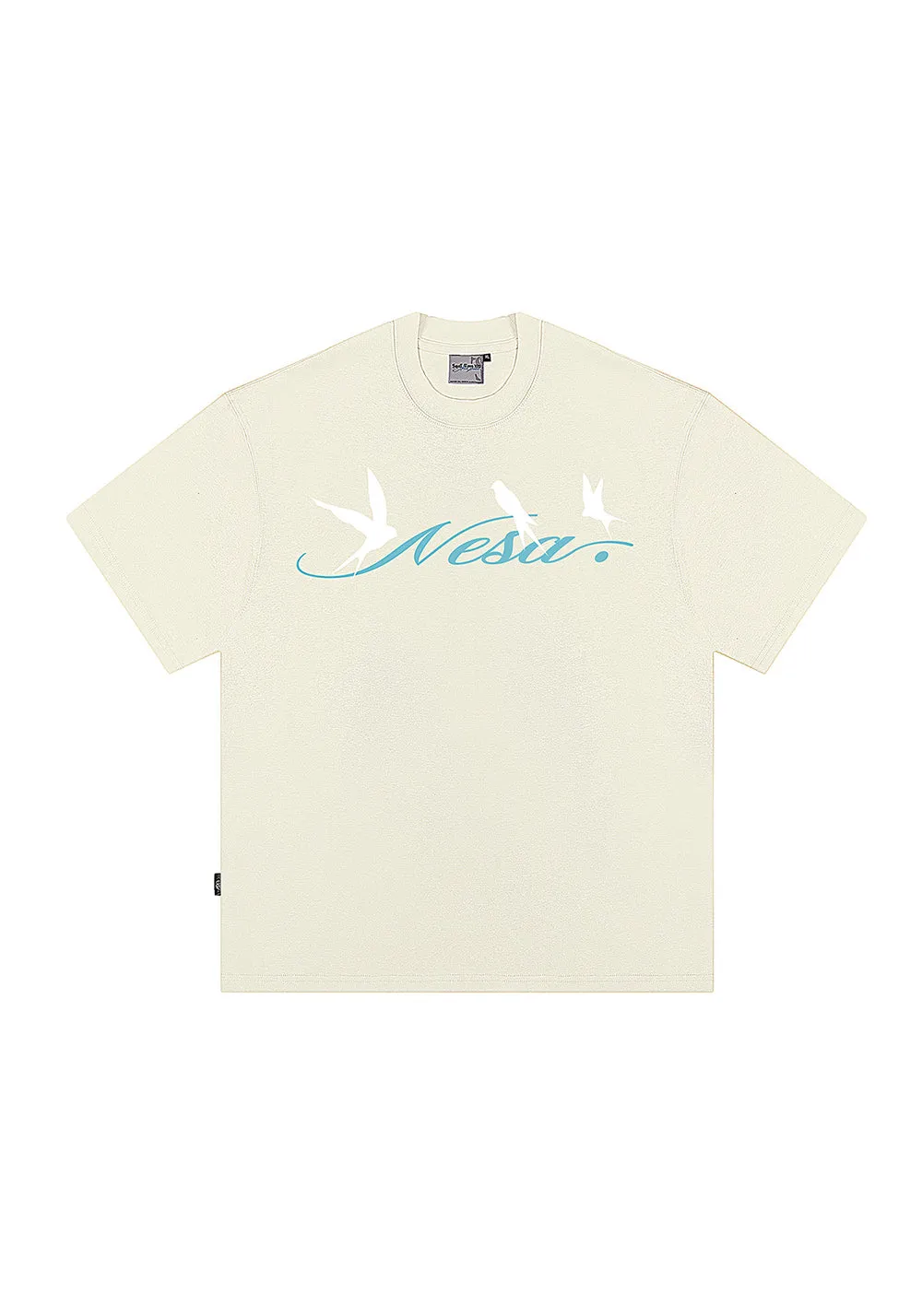 Printed Swallow Short Sleeve T-Shirt