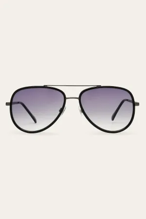 Reagan Black Sunglasses