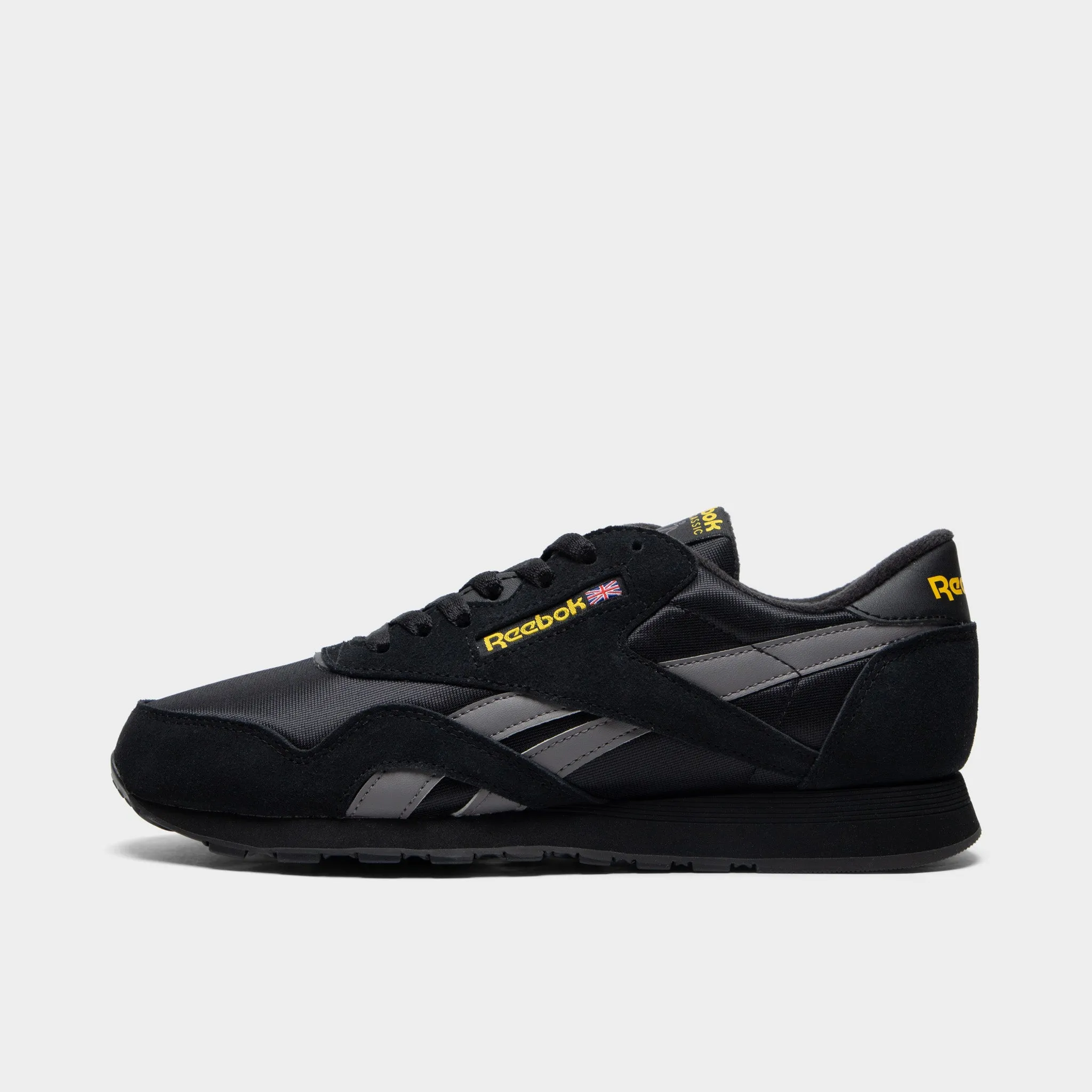 Reebok Classic Nylon Black / Overcast Grey - Golden Haze