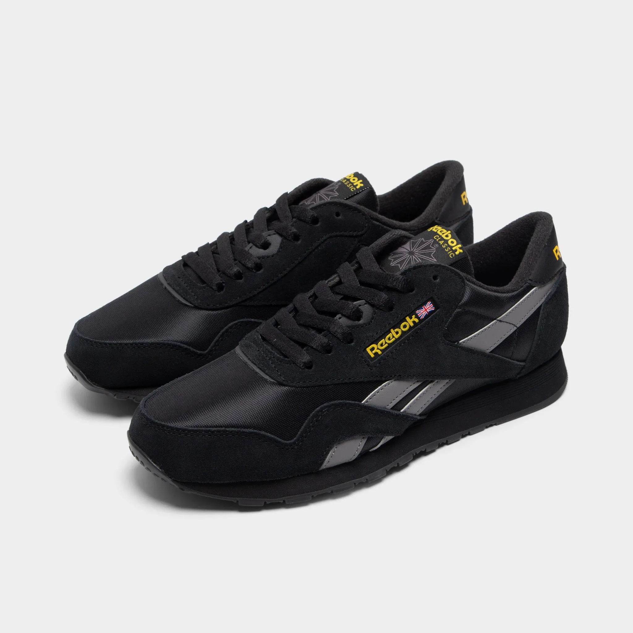 Reebok Classic Nylon Black / Overcast Grey - Golden Haze