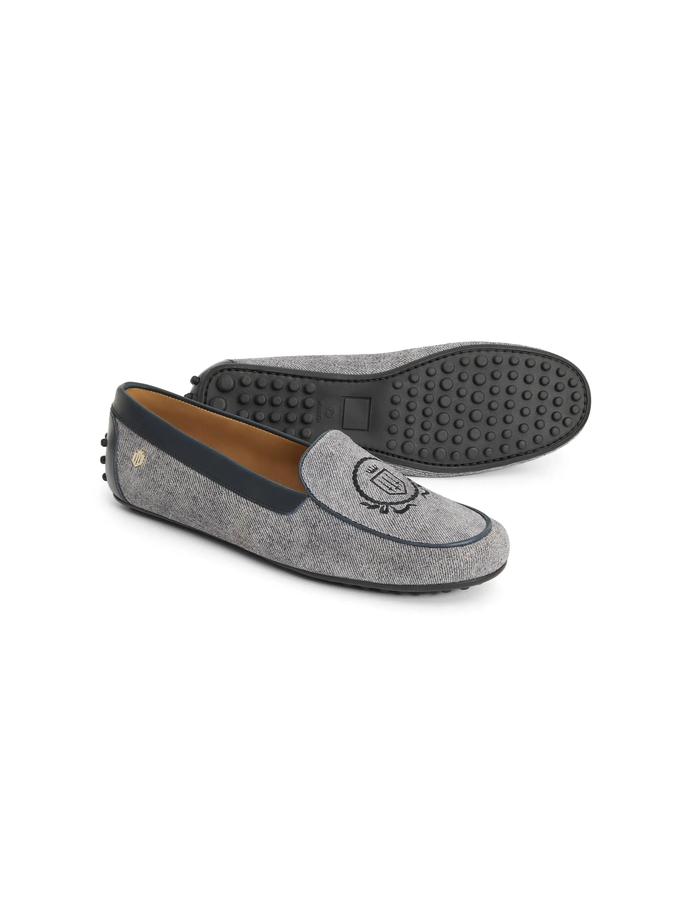 Richmond Driver - Denim Suede