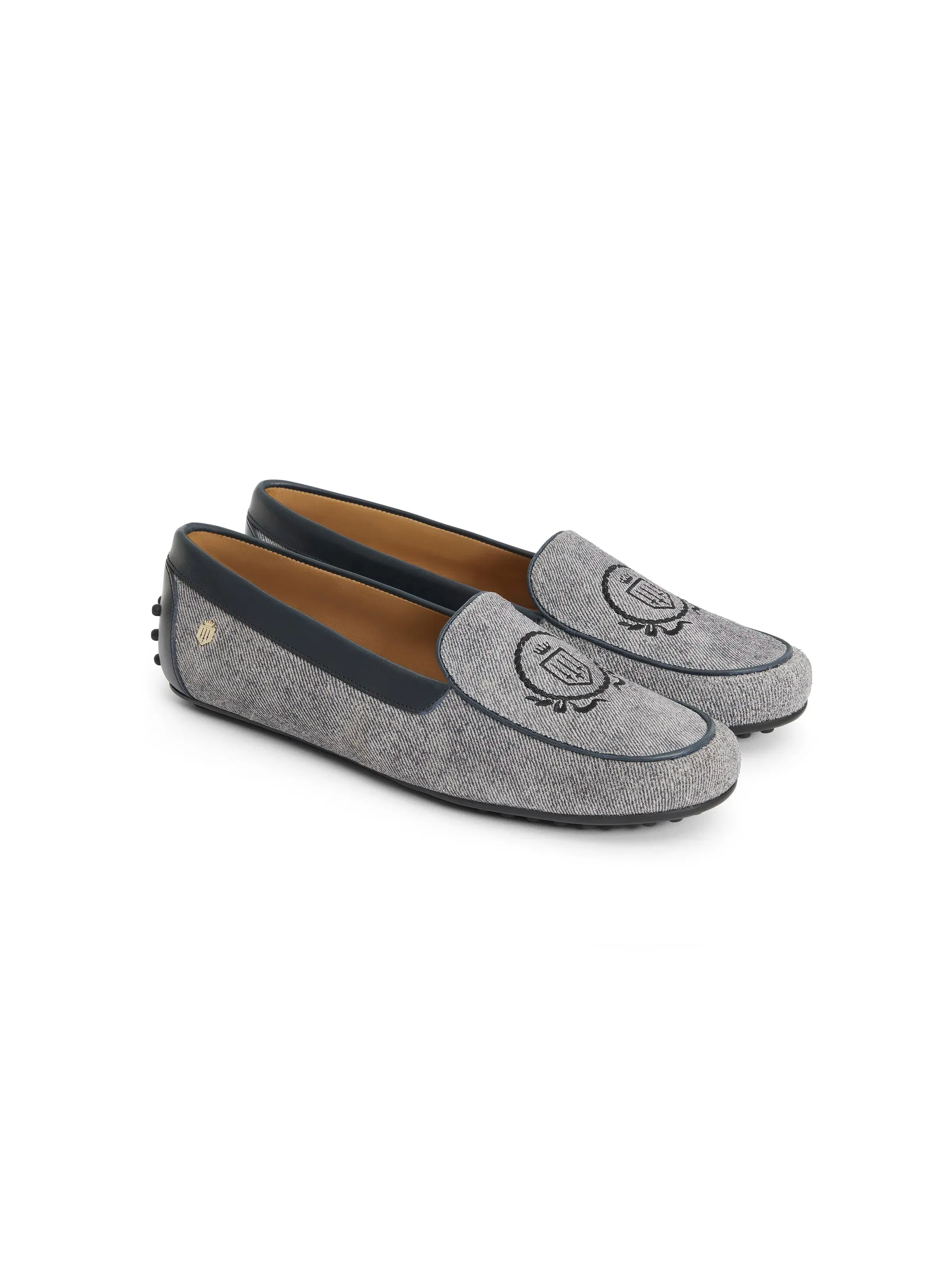 Richmond Driver - Denim Suede