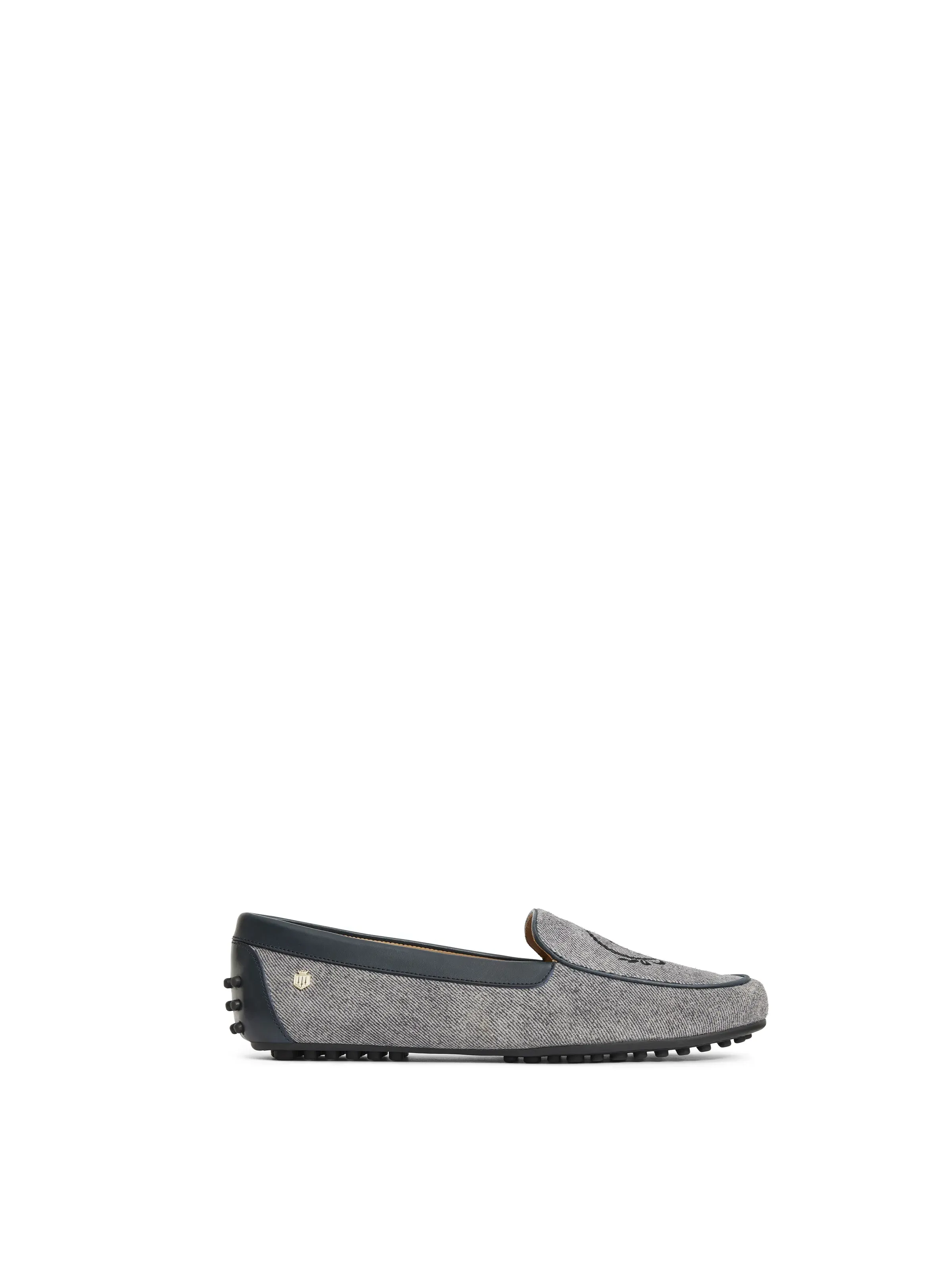 Richmond Driver - Denim Suede
