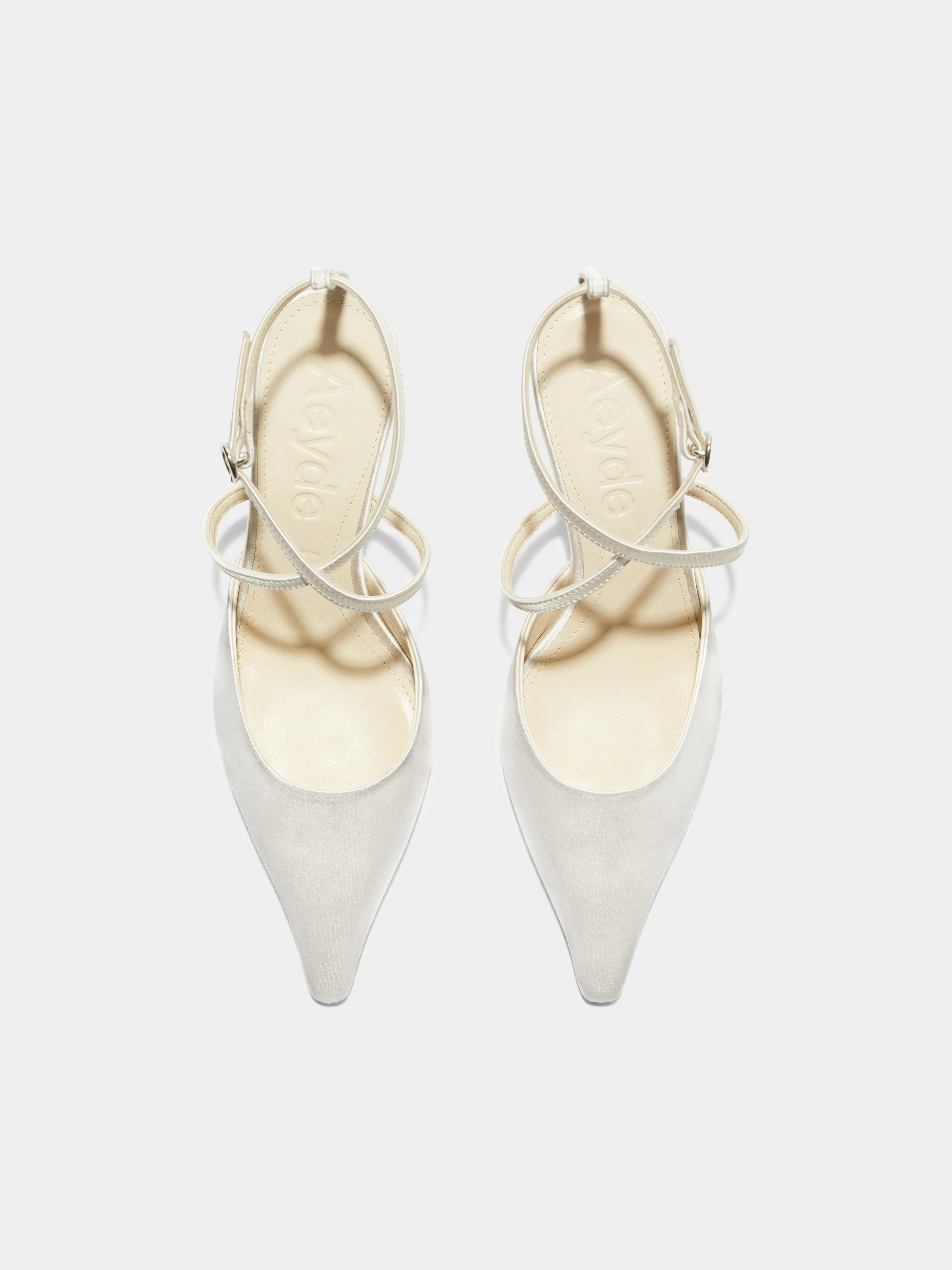 Salome Satin Stiletto Pumps