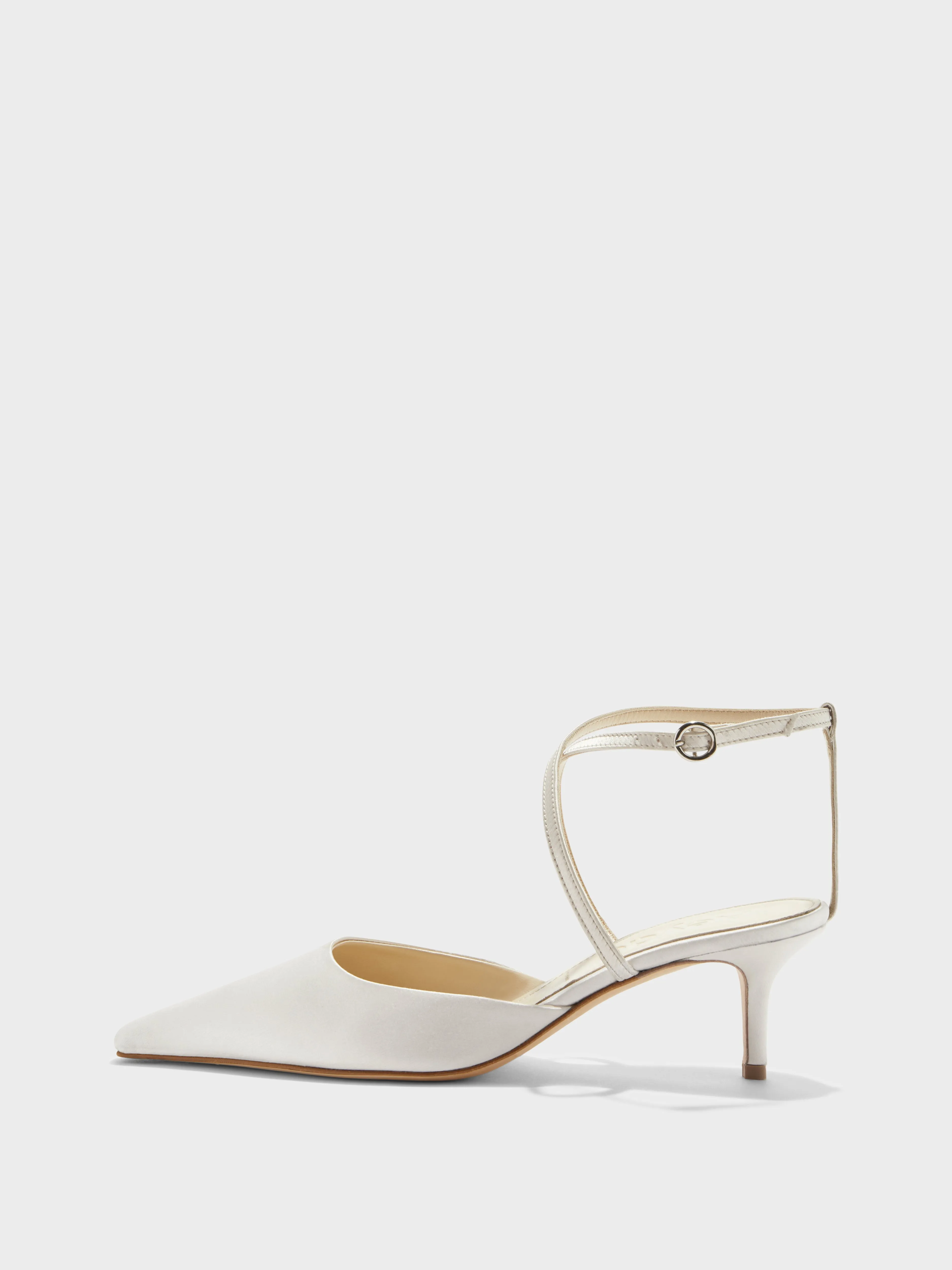 Salome Satin Stiletto Pumps