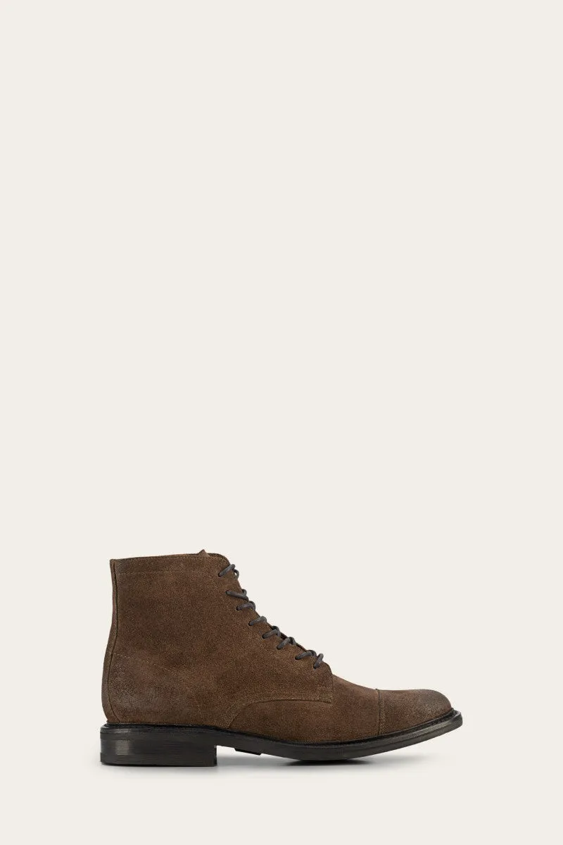 Seth Cap Toe Lace Up - Dark Brown - Pre-Loved