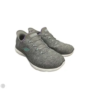 Shoes Athletic By Skechers In Grey, Size: 7.5