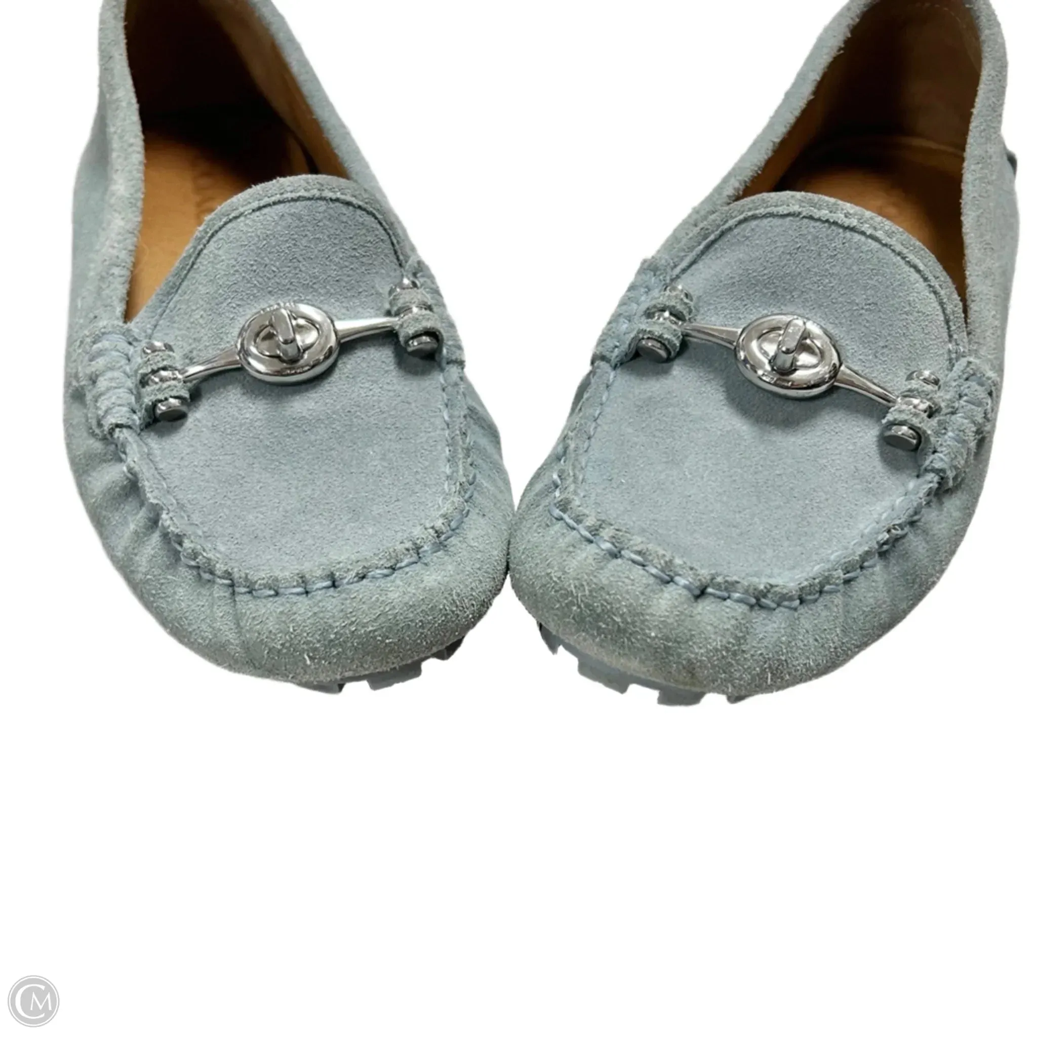 Shoes Designer By Coach In Blue, Size: 7.5