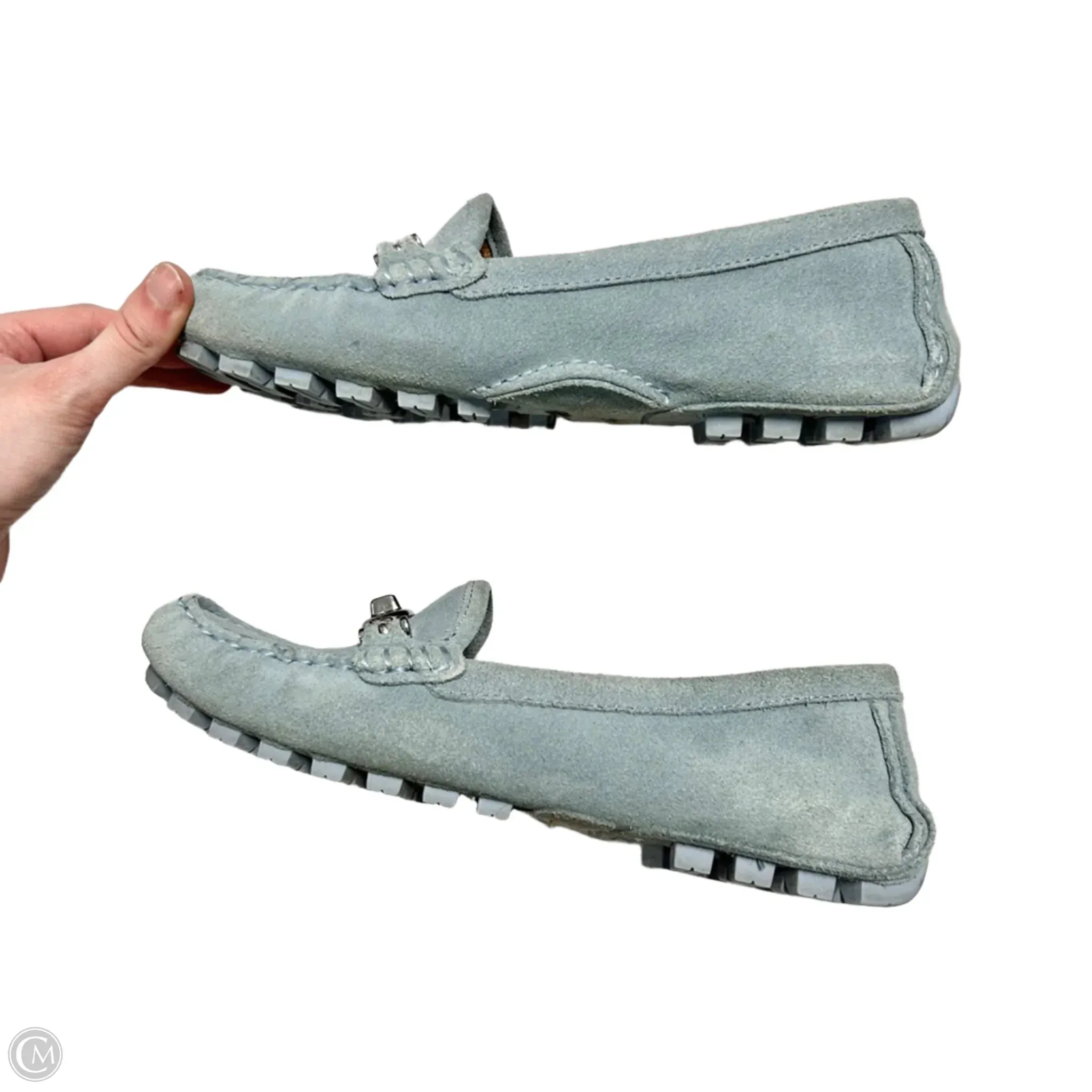 Shoes Designer By Coach In Blue, Size: 7.5