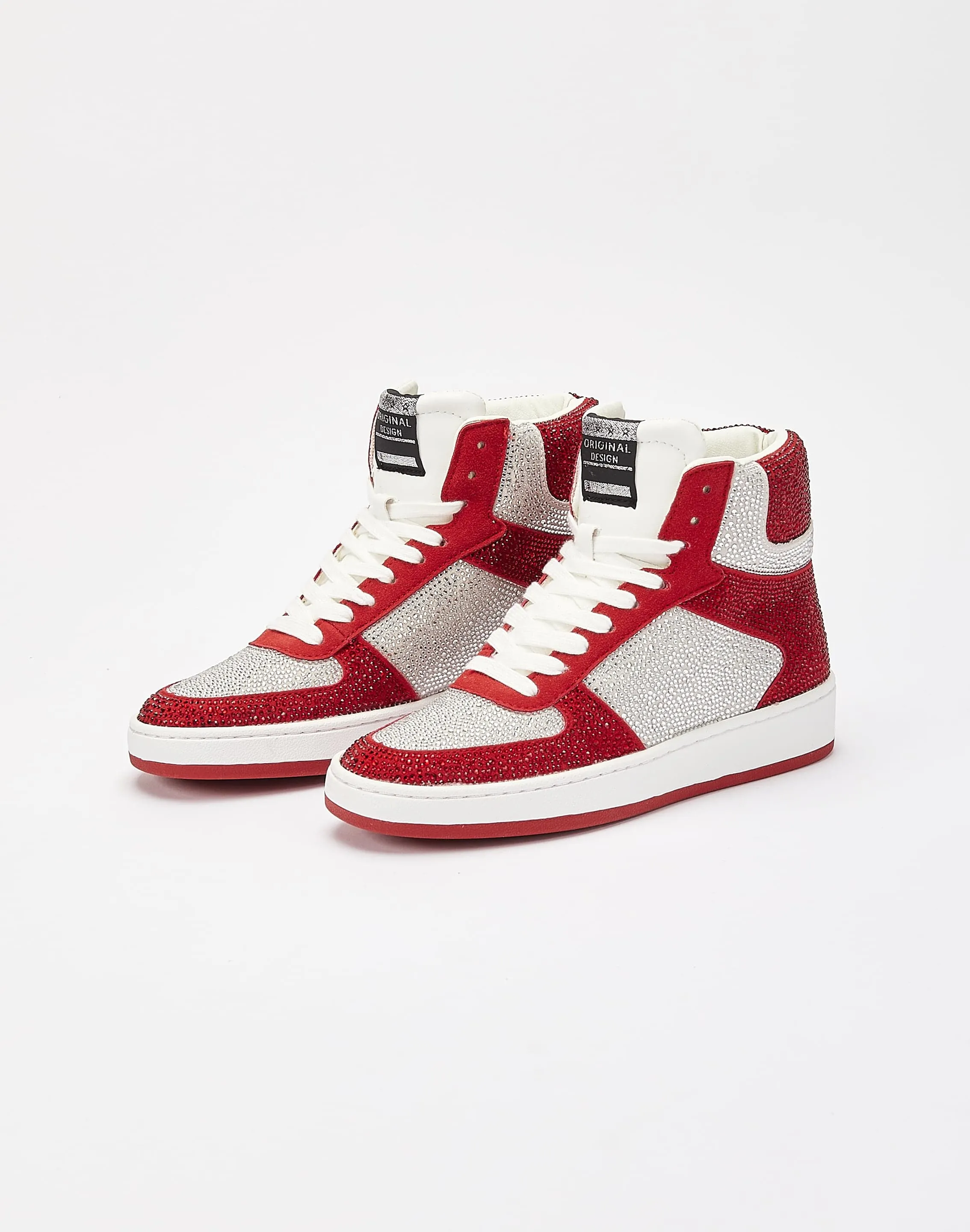 Shoevibe Roxanne Rhinestone High-Top