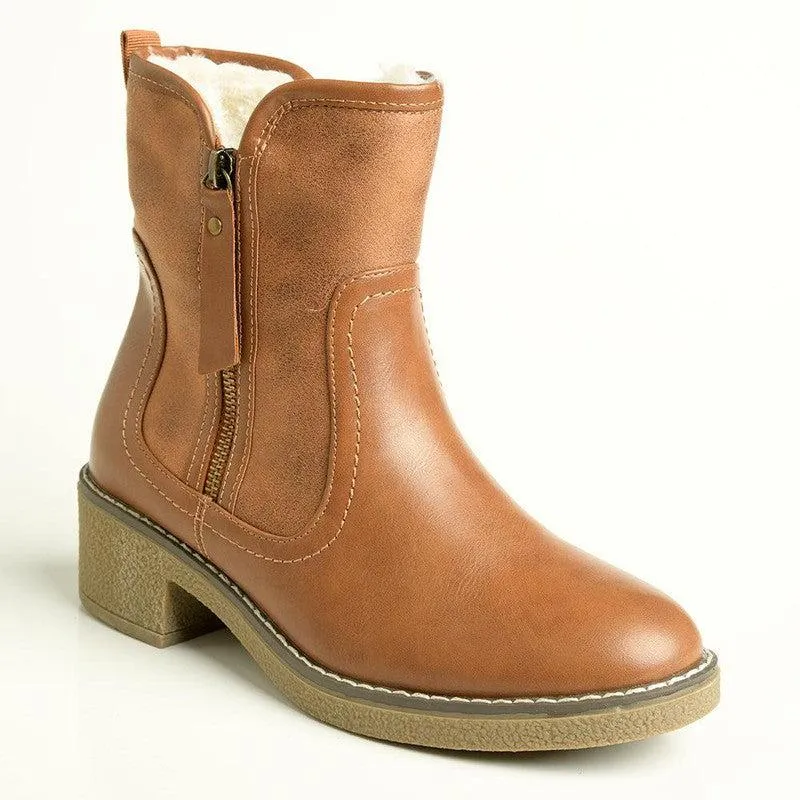 Soft Style by Hush Puppies Bosley Ankle Boot - Brown