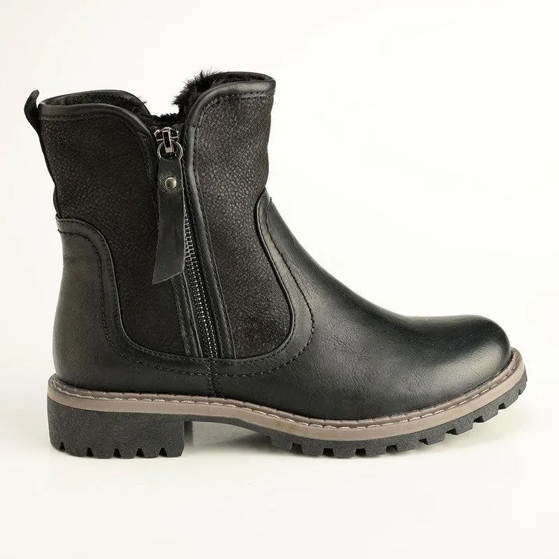 Soft Style by Hush Puppies Karinda Ankle Boot - Black