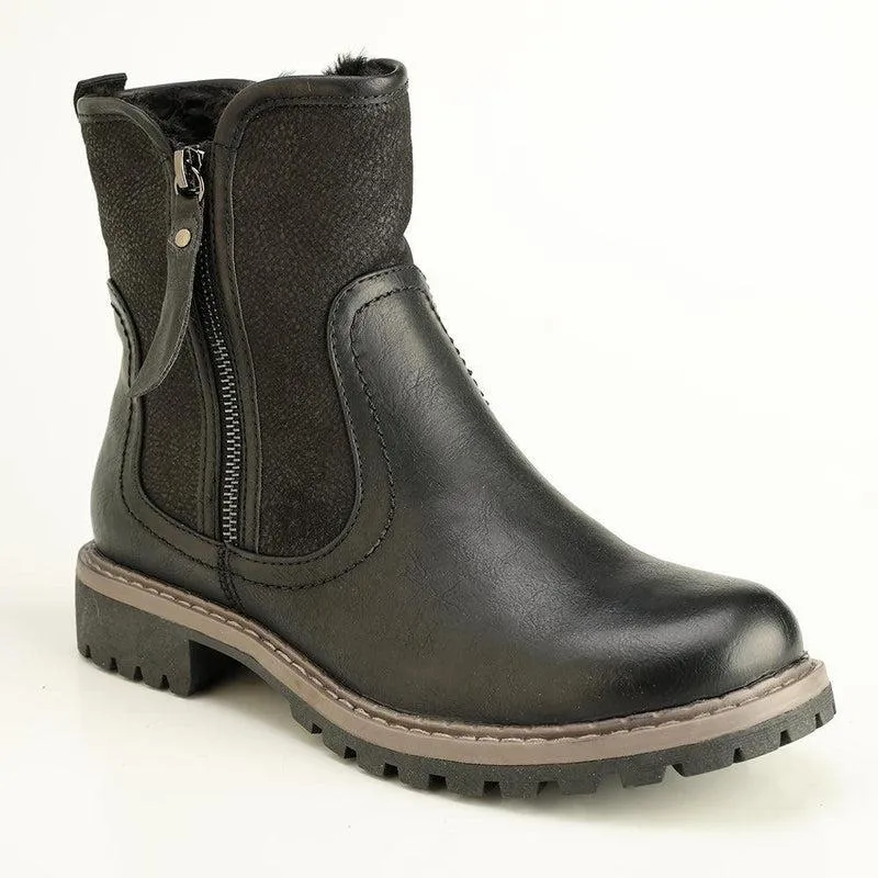 Soft Style by Hush Puppies Karinda Ankle Boot - Black