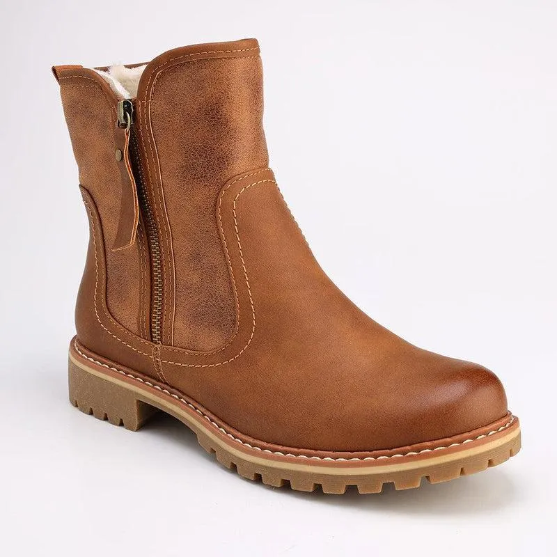 Soft Style by Hush Puppies Karinda Ankle Boot - Light Brown