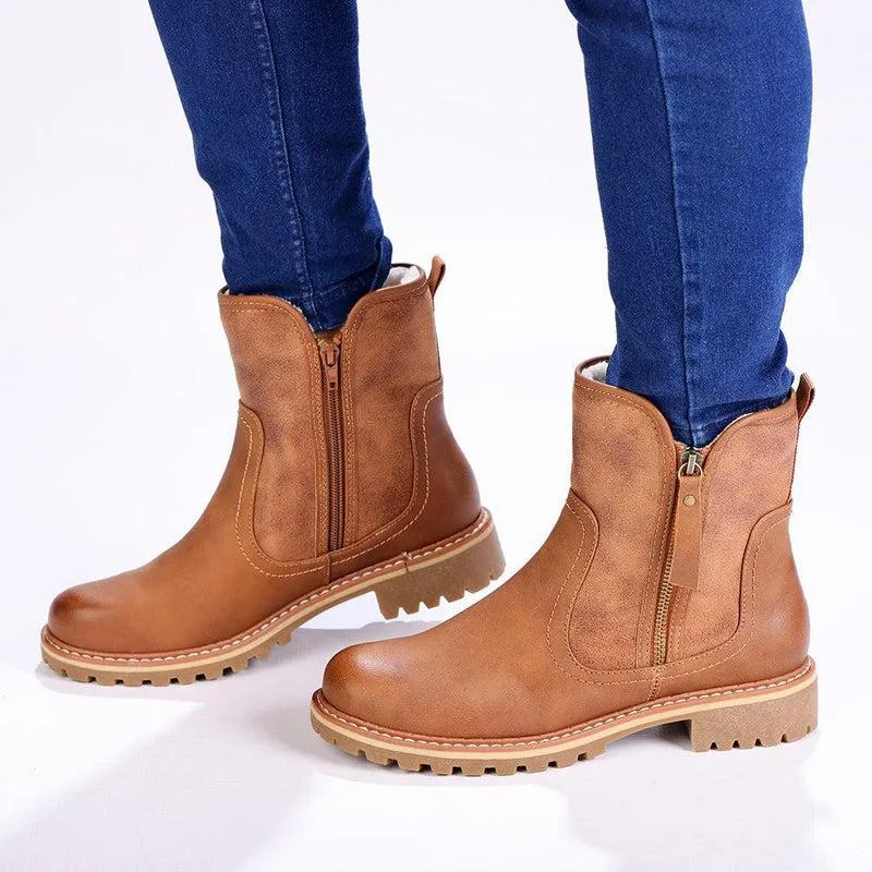 Soft Style by Hush Puppies Karinda Ankle Boot - Light Brown
