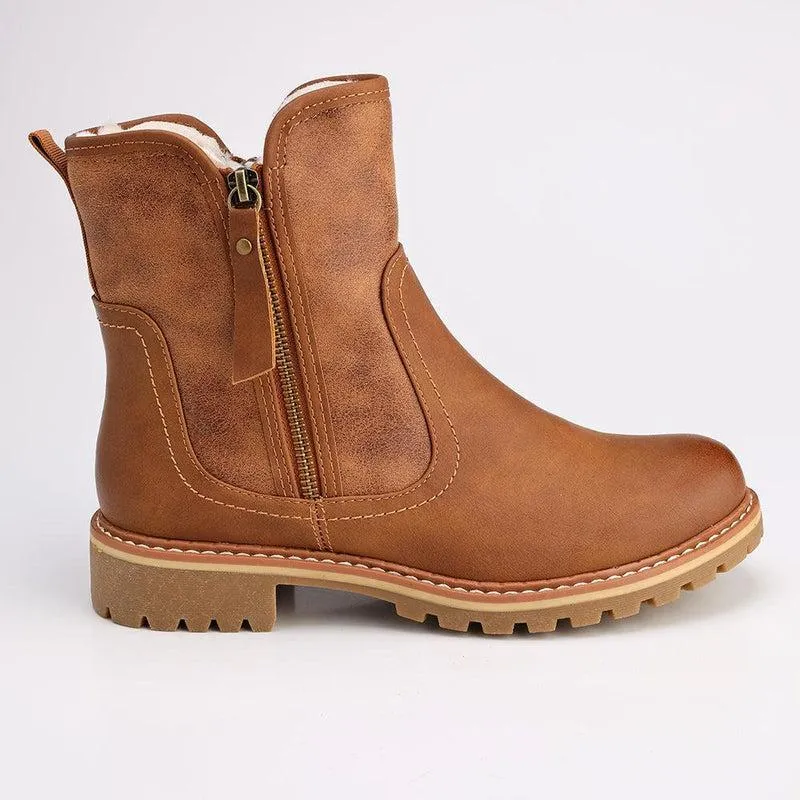 Soft Style by Hush Puppies Karinda Ankle Boot - Light Brown