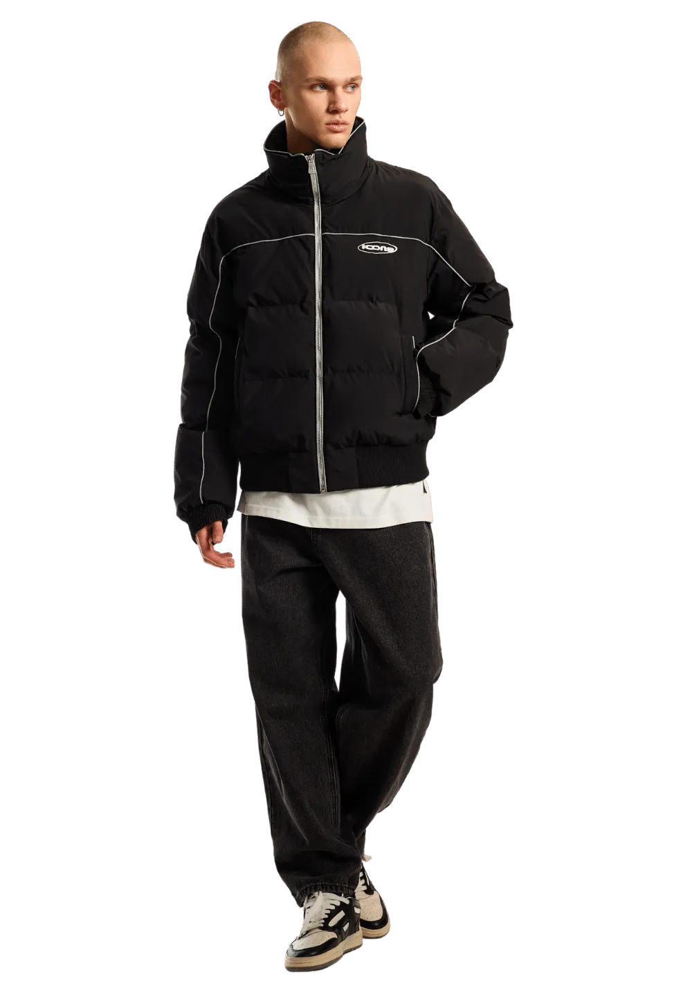 Stand Collar Puffer Jacket