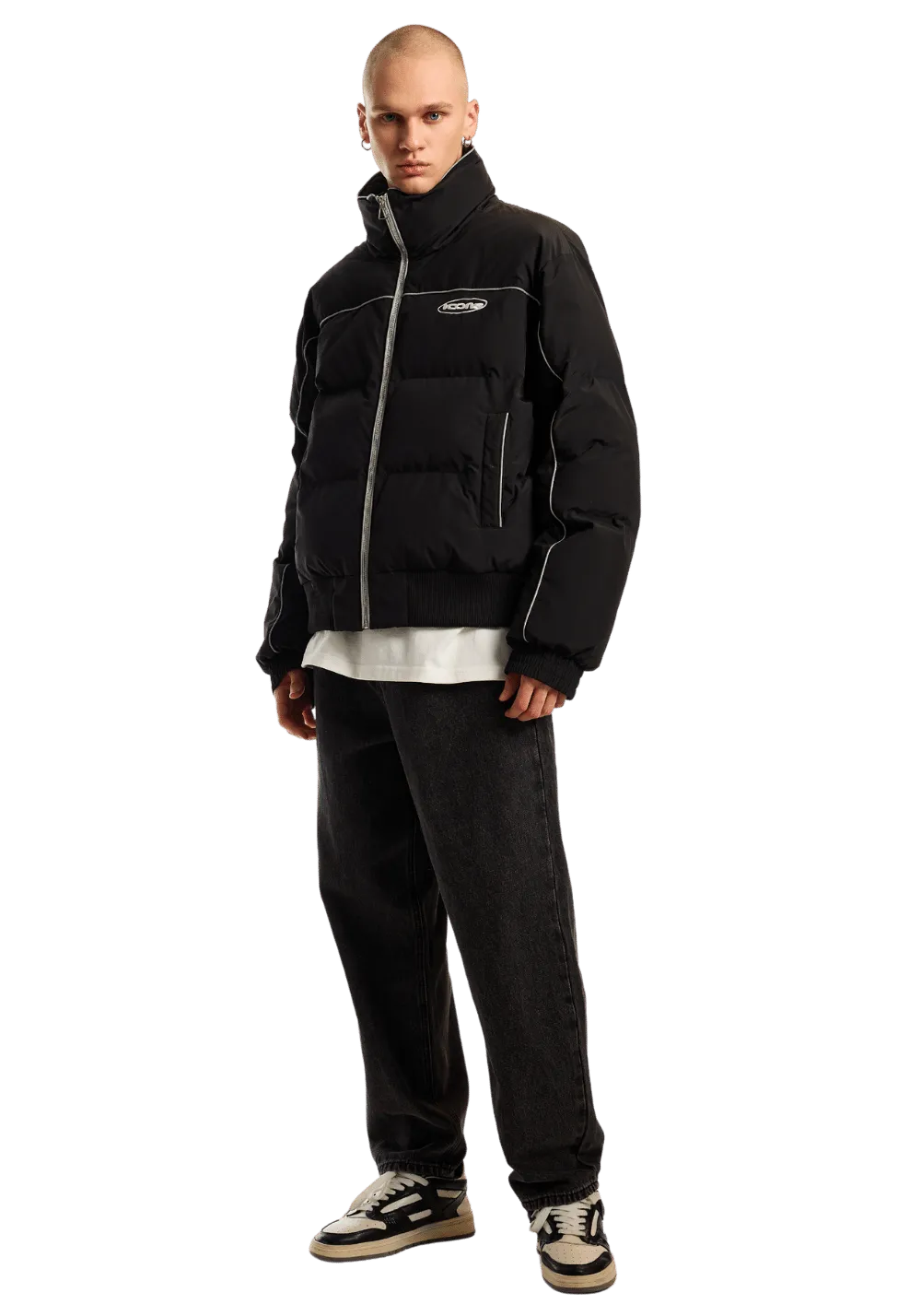 Stand Collar Puffer Jacket