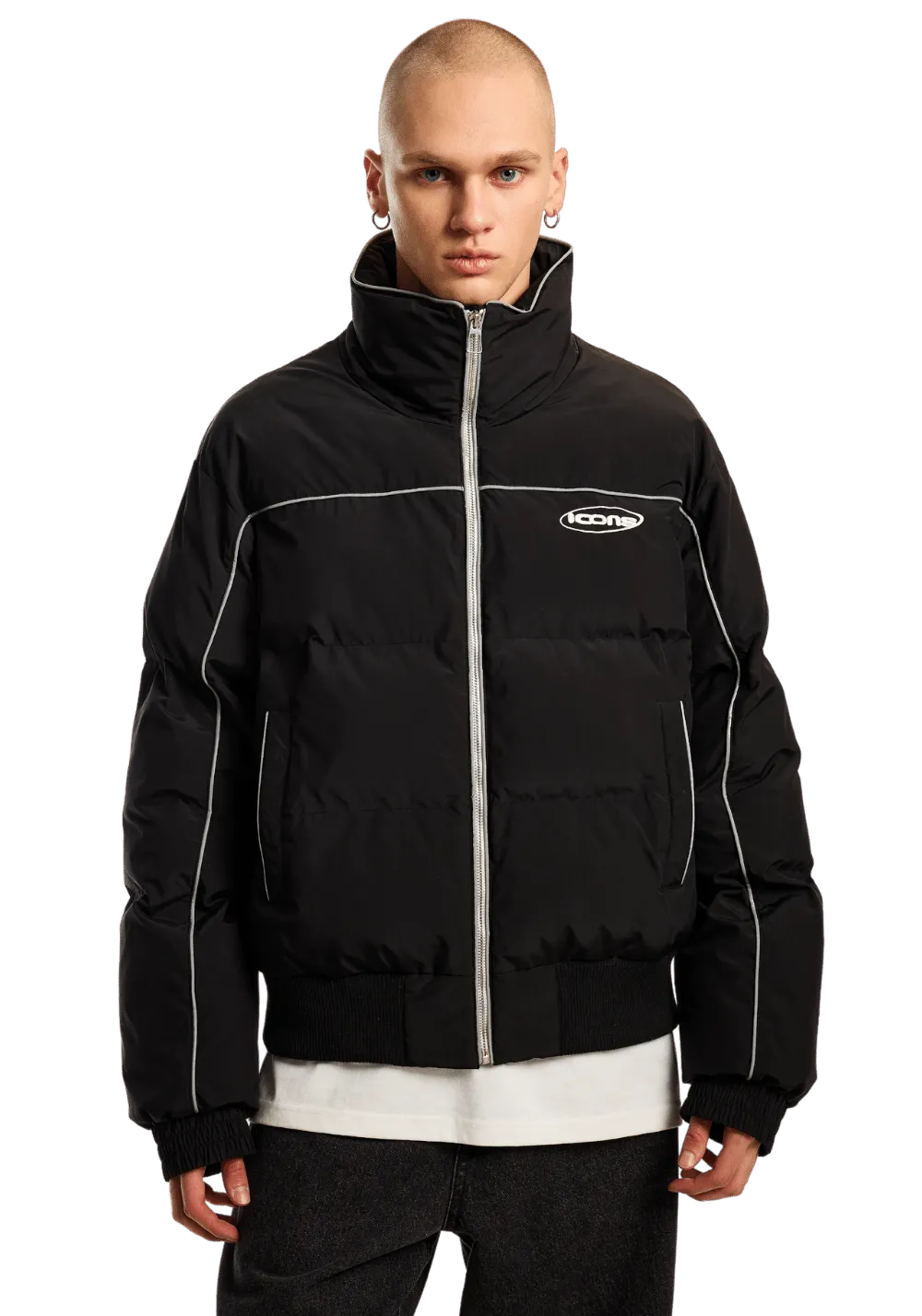 Stand Collar Puffer Jacket