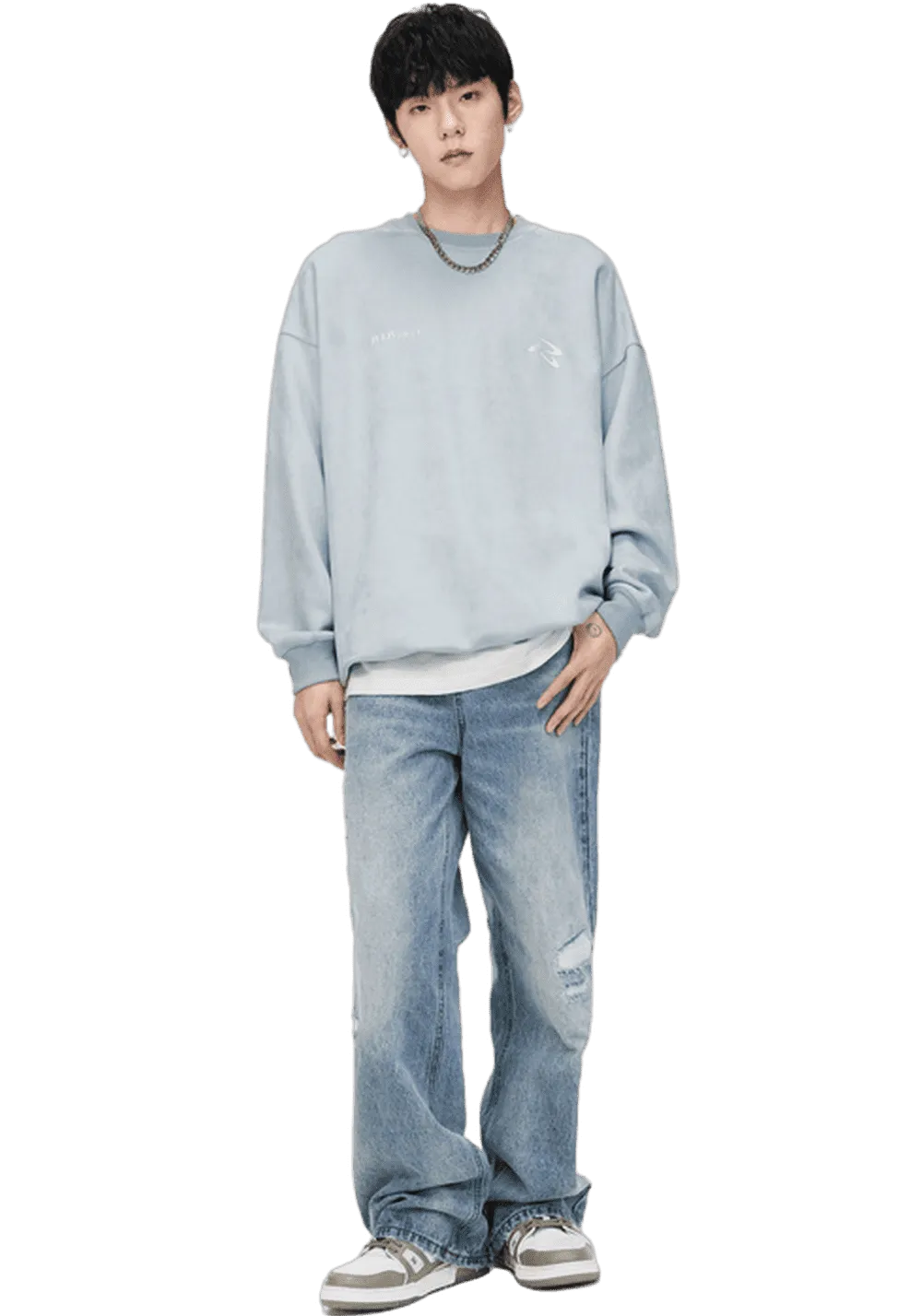 Suede Frisbee Sweatshirt