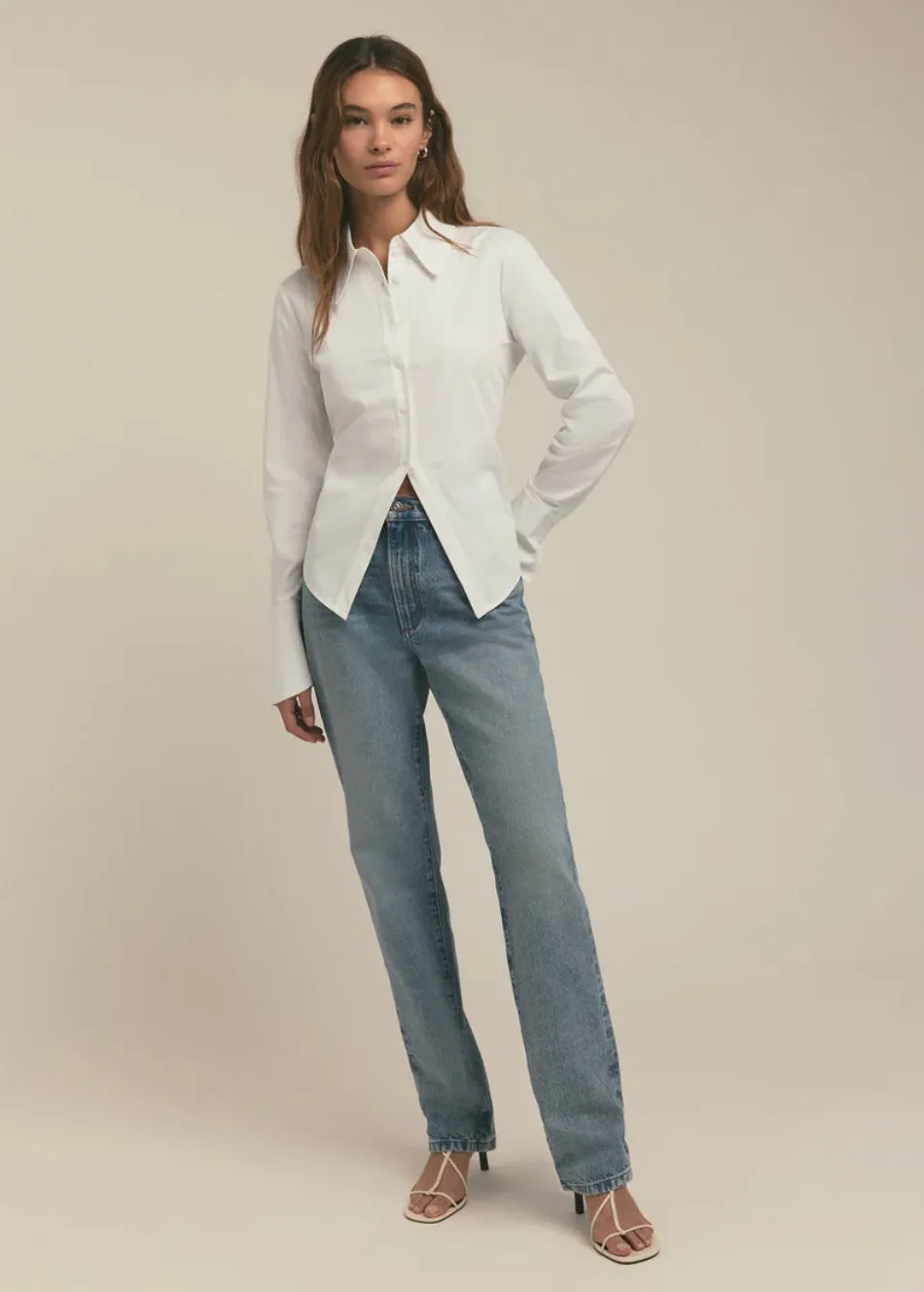 The Don't Waste Time Top Bright White