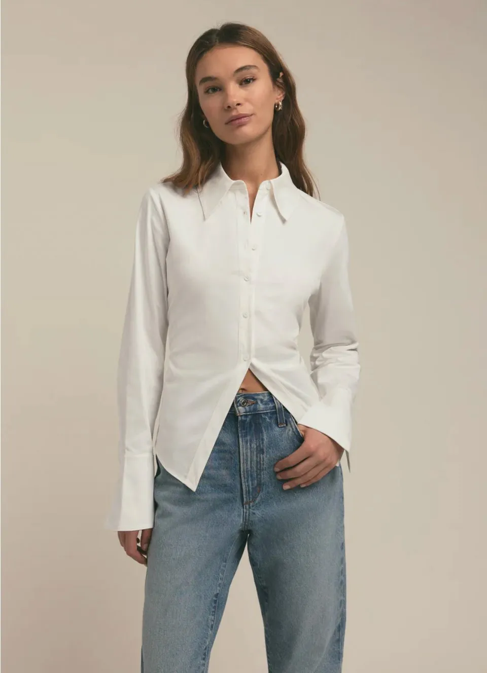 The Don't Waste Time Top Bright White