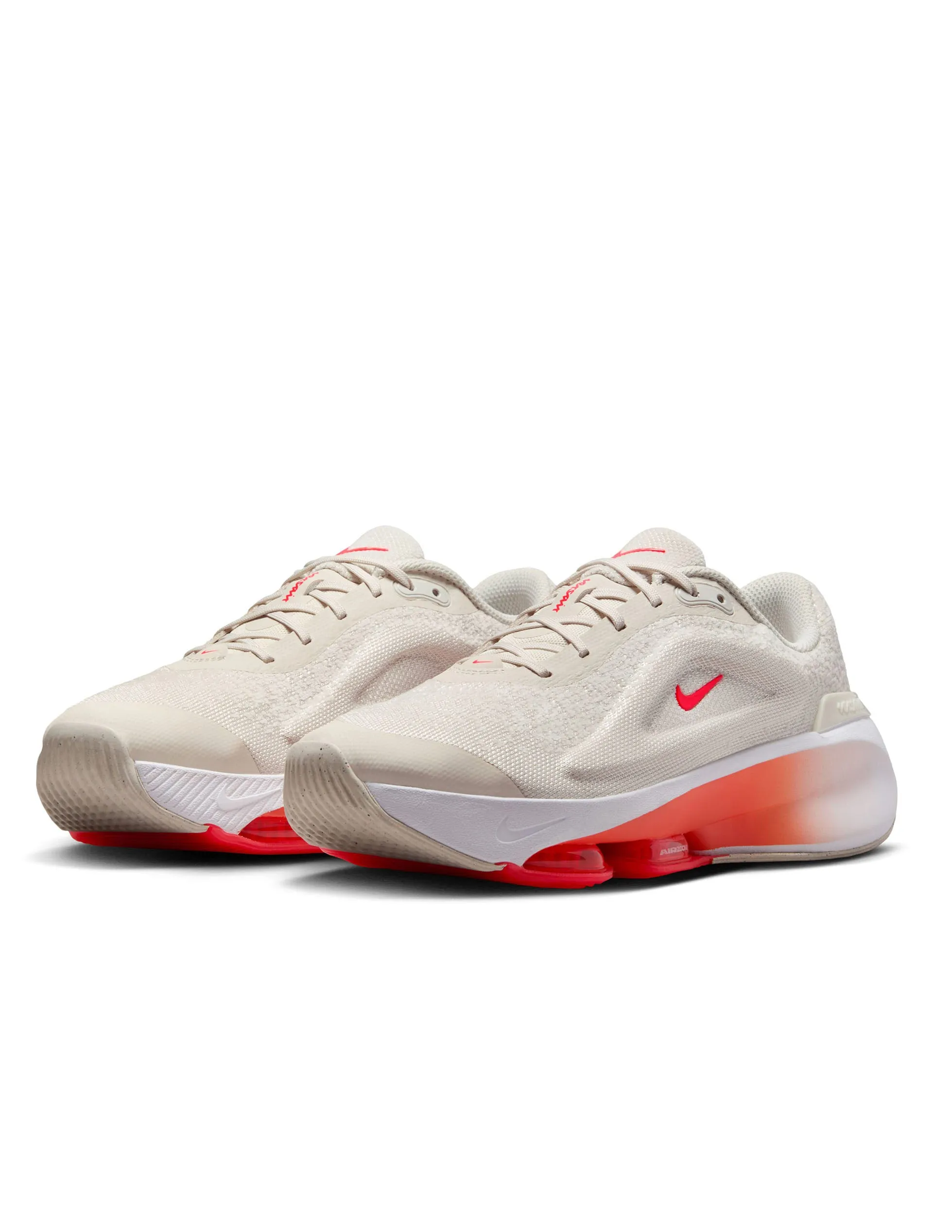 Versair Shoes - Light Orewood Brown/Bright Crimson/White