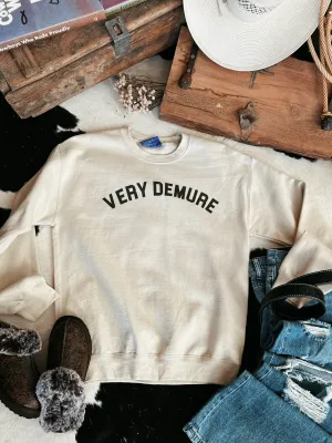 Very Demure Crewneck Sweatshirt*