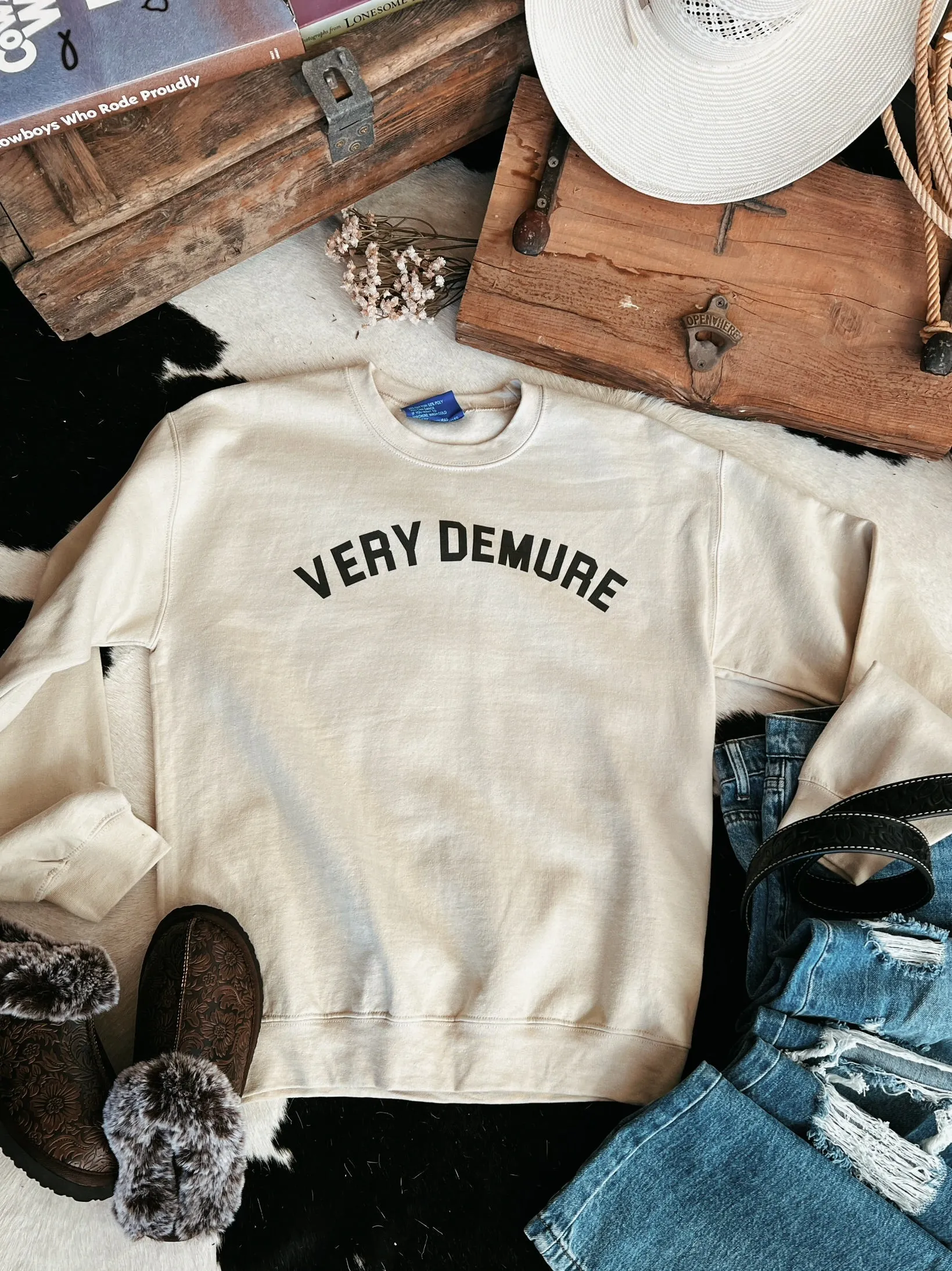 Very Demure Crewneck Sweatshirt*