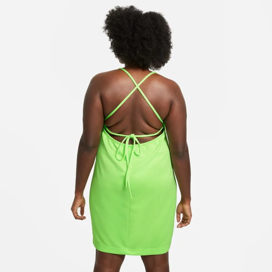 W NSW ICON CLASH DRESS LIME GLOW