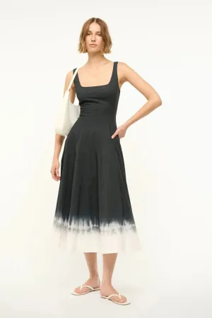 Wells Dress Onyx Tie Dye
