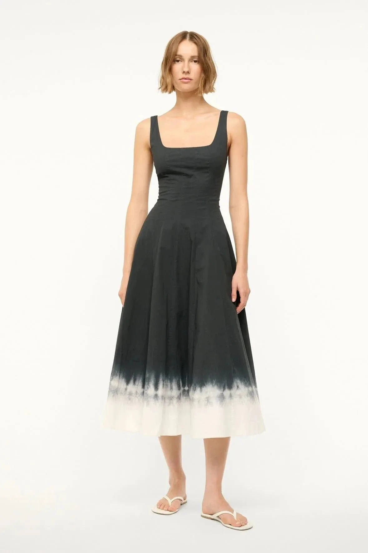 Wells Dress Onyx Tie Dye