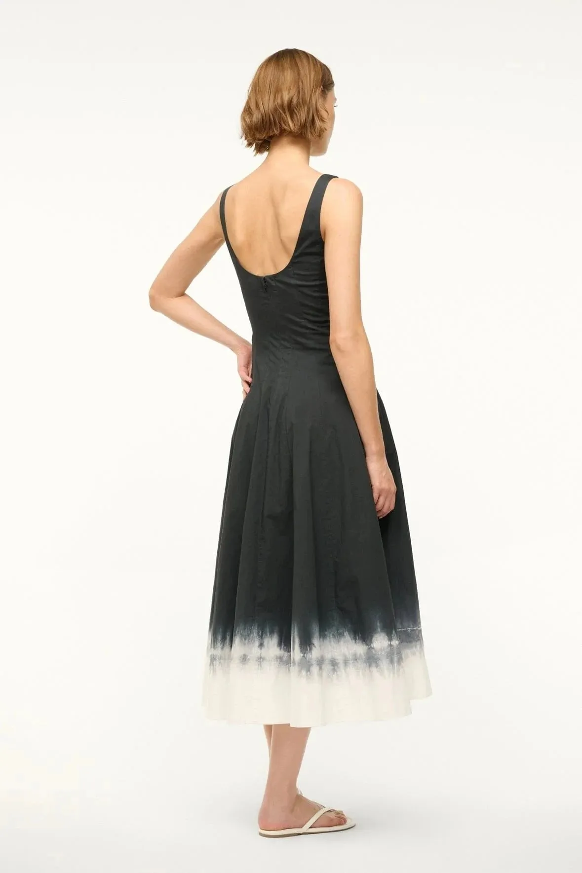 Wells Dress Onyx Tie Dye
