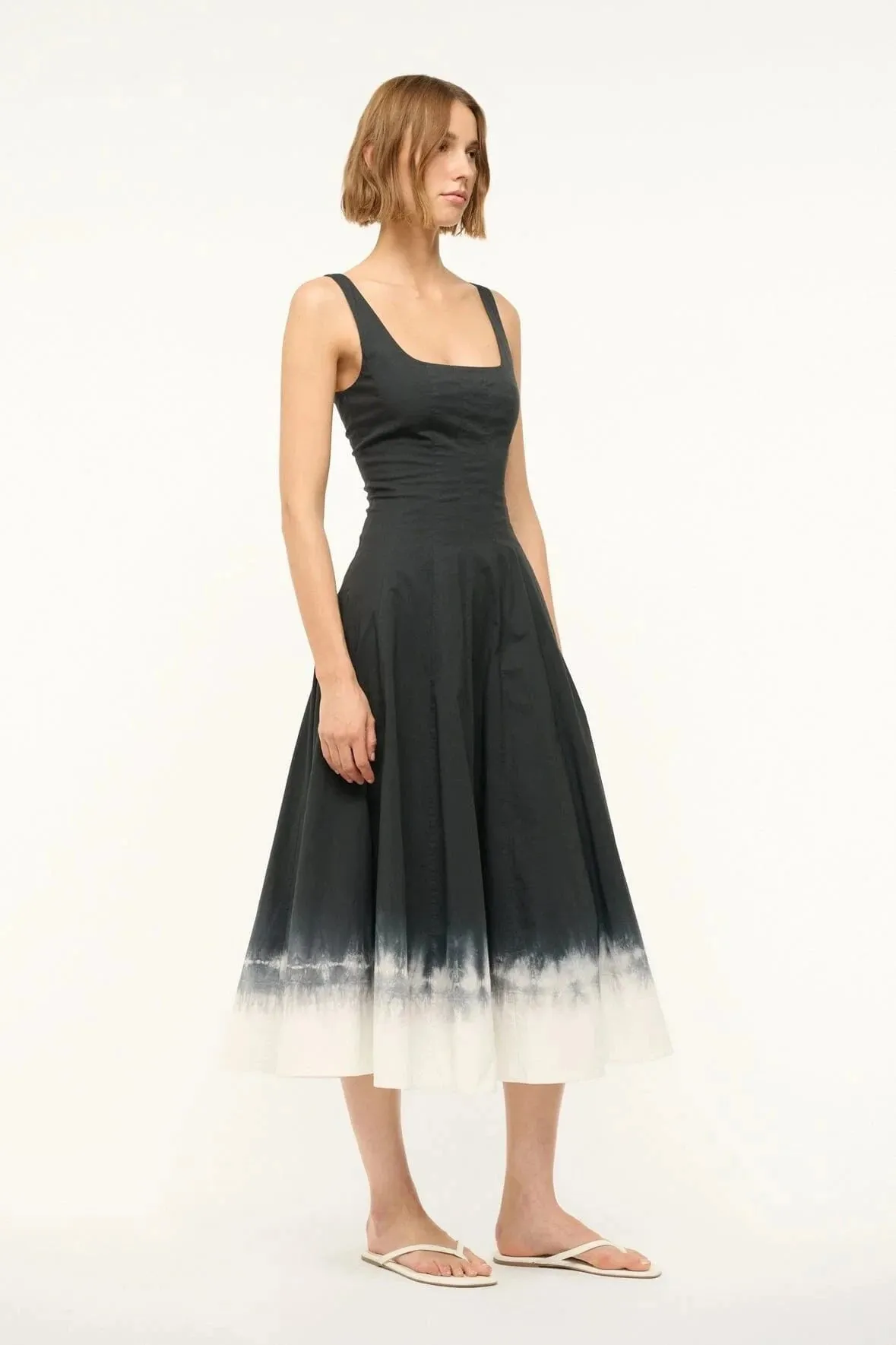 Wells Dress Onyx Tie Dye