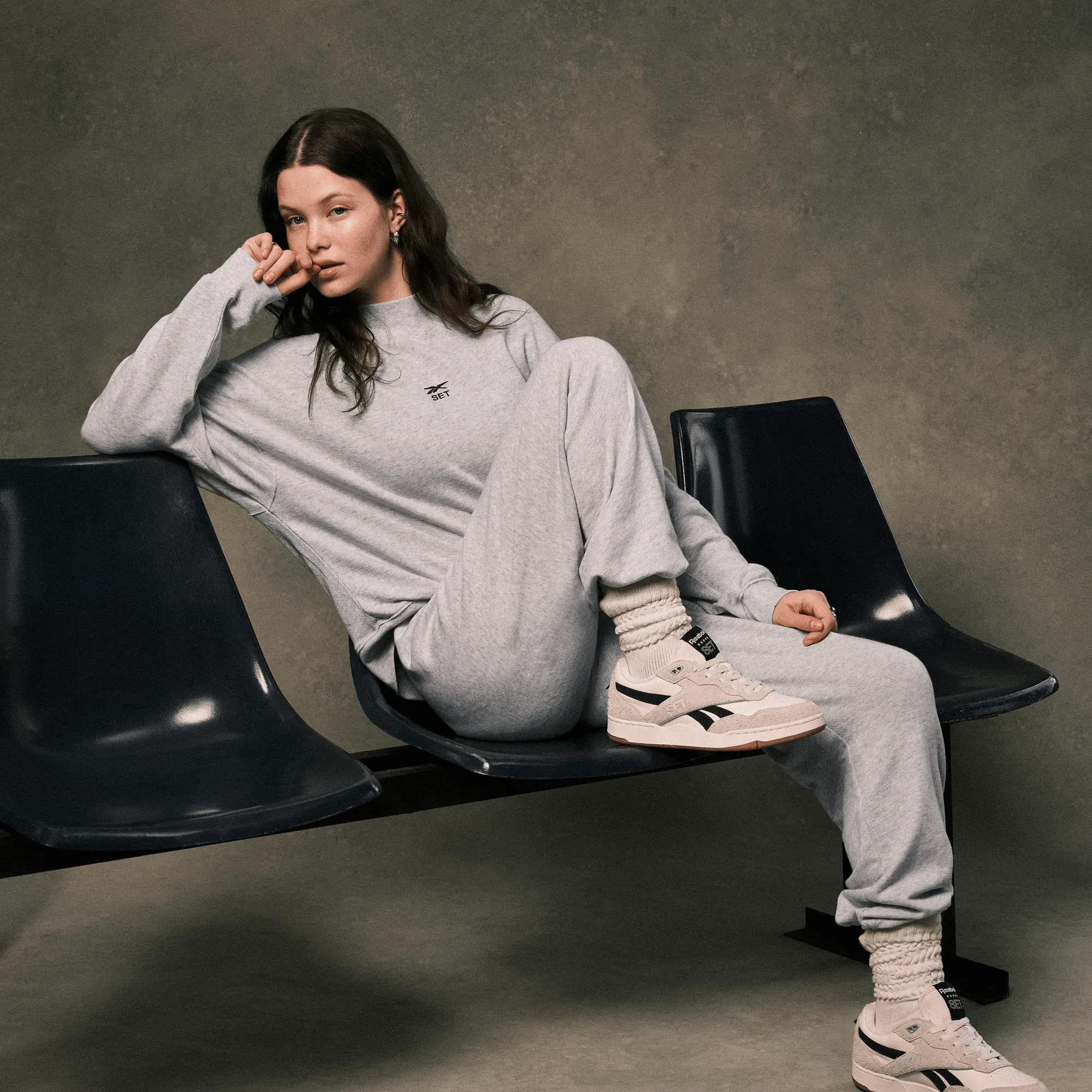 Women's Reebok x SET Classic Lightweight Crewneck Sweatshirt