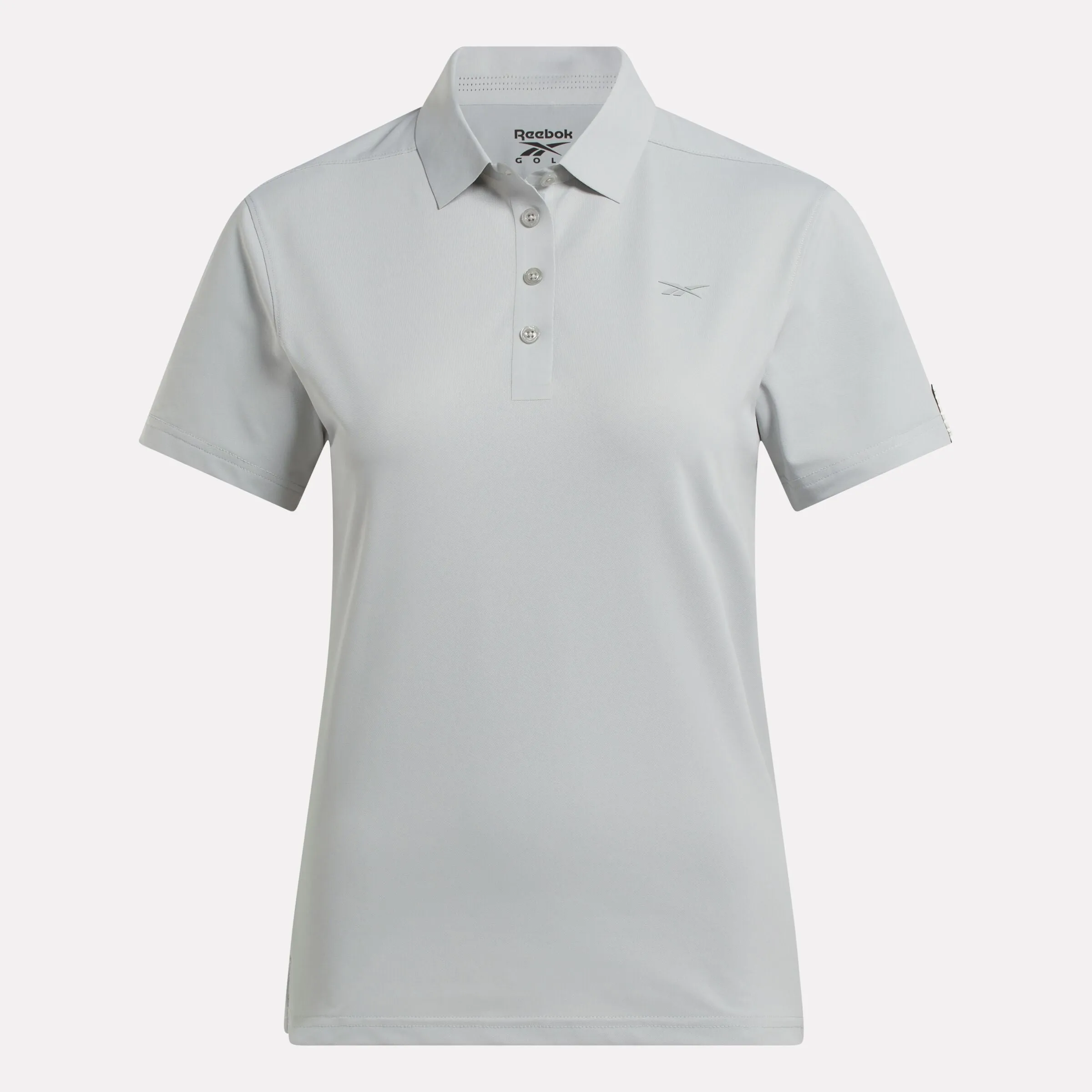 Women's Short Sleeve Stretch Pique Placket Polo Shirt