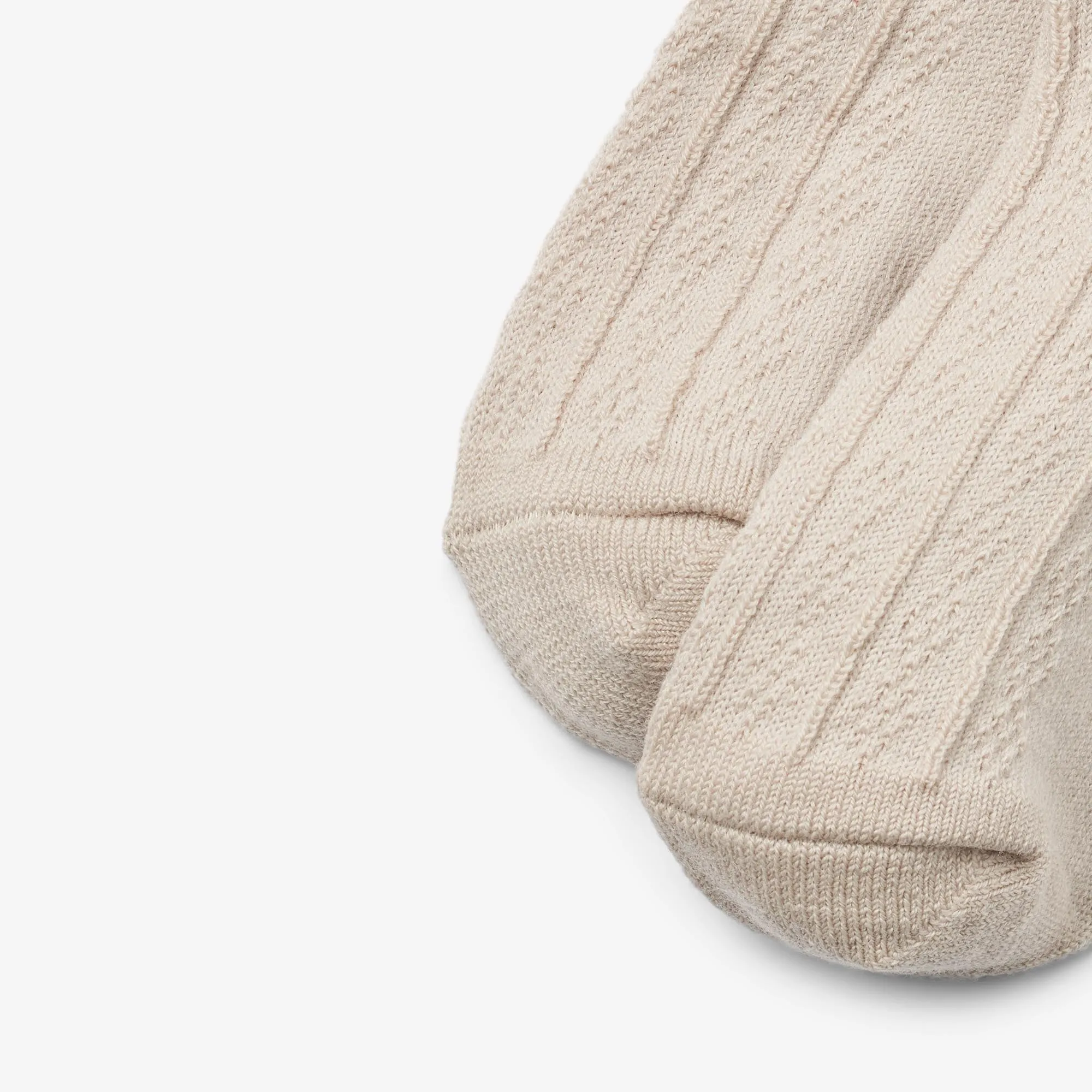 Wool Lace Socks Nora - offwhite