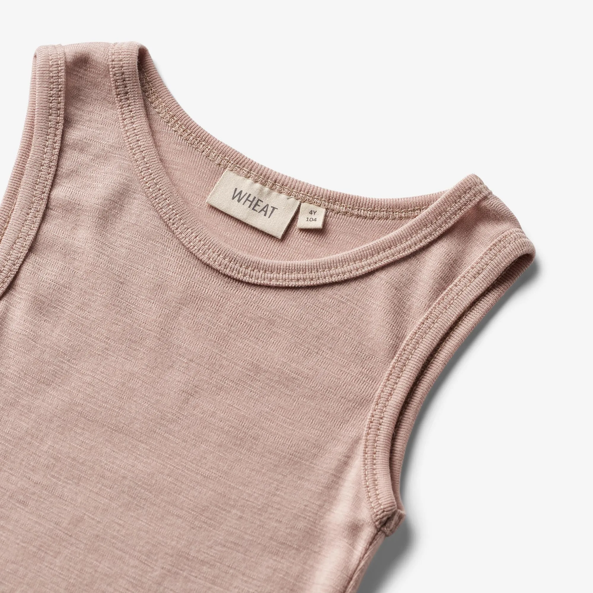 Wool Singlet Iggy - dry rose