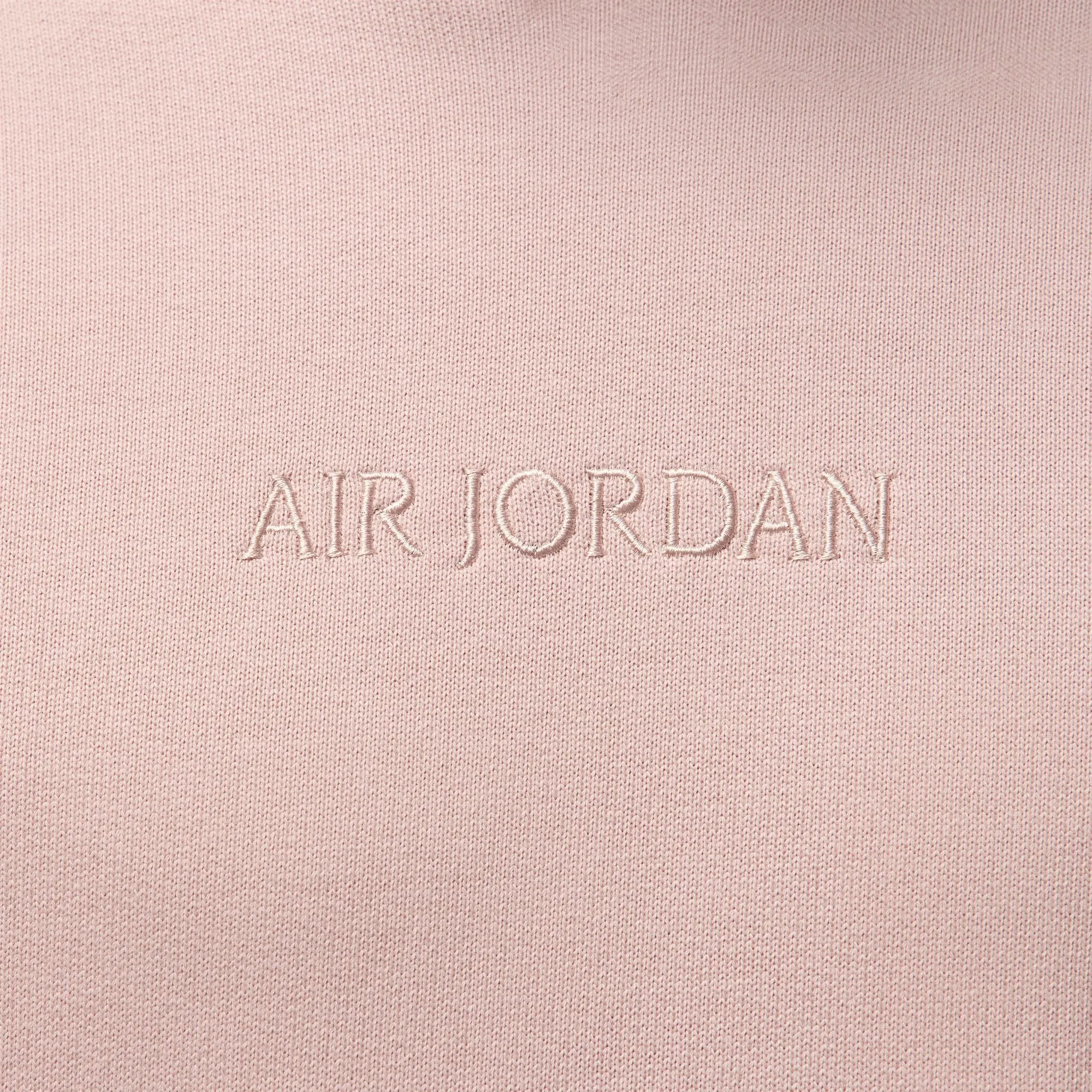 WORDMARK FLEECE PULLOVER HOODIE PINK OXFORD