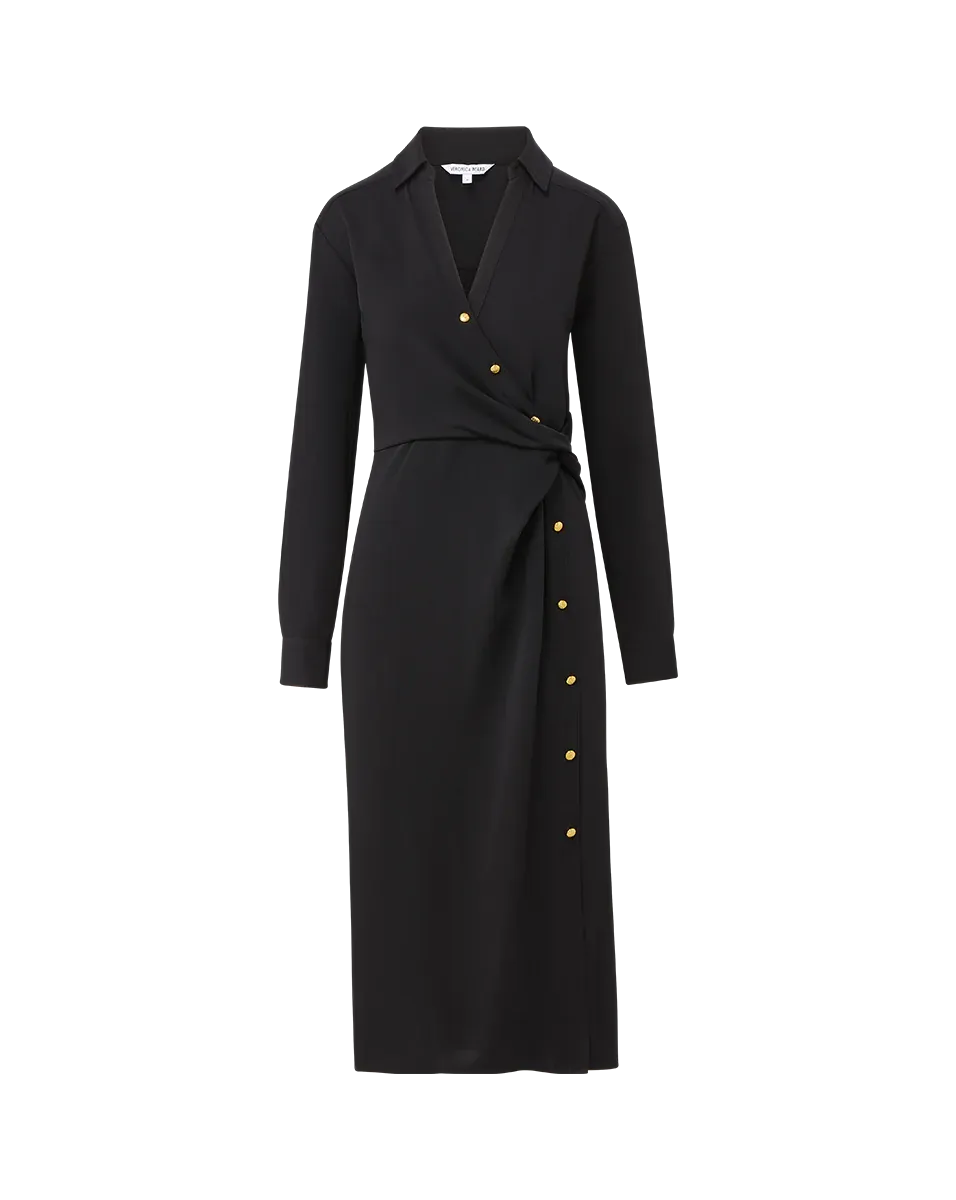 Wright Midi Dress Black