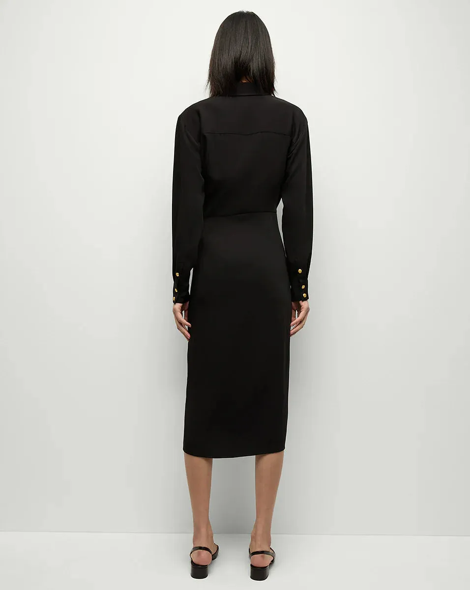 Wright Midi Dress Black
