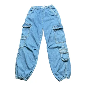 Zara Lightweight Denim Cargo Pants