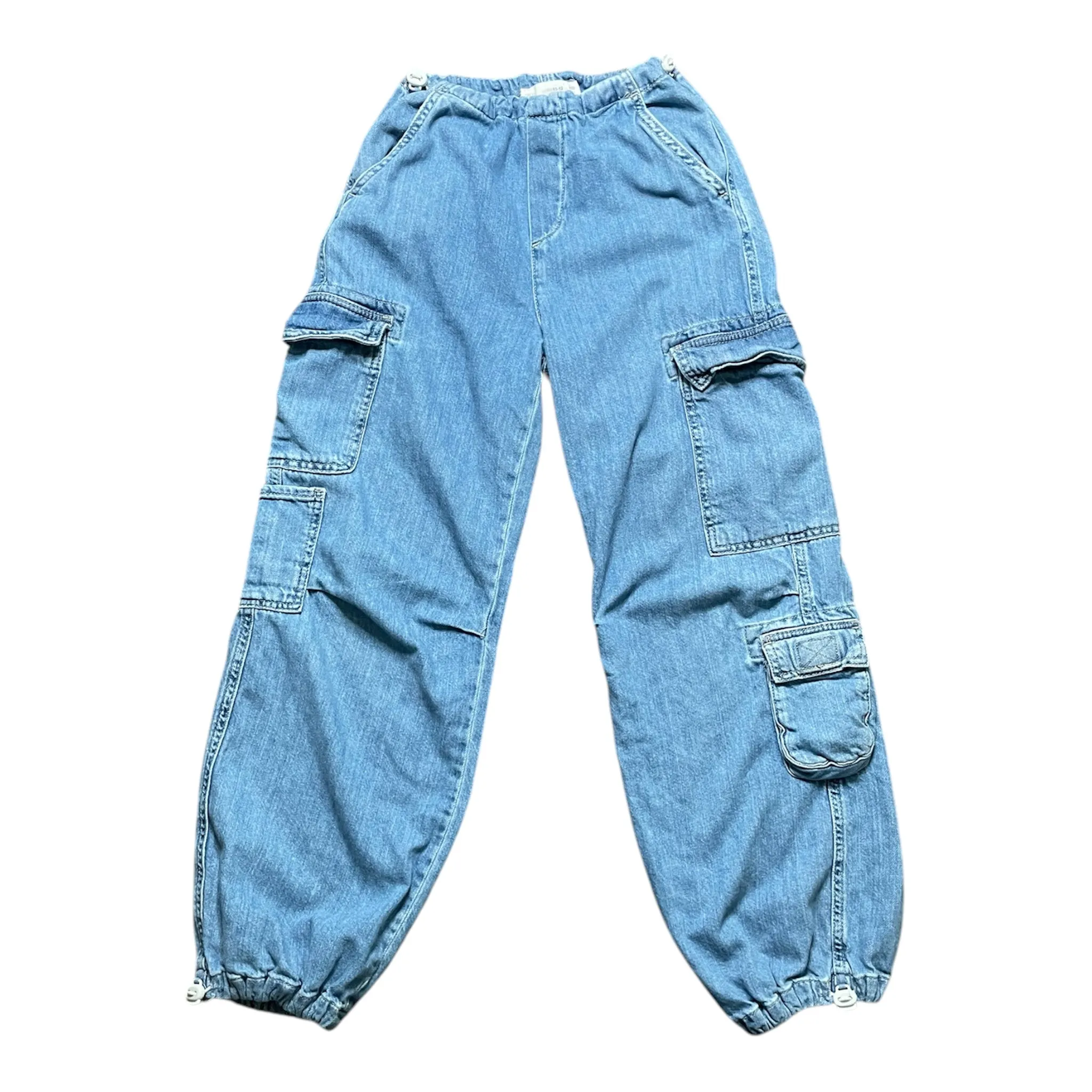 Zara Lightweight Denim Cargo Pants