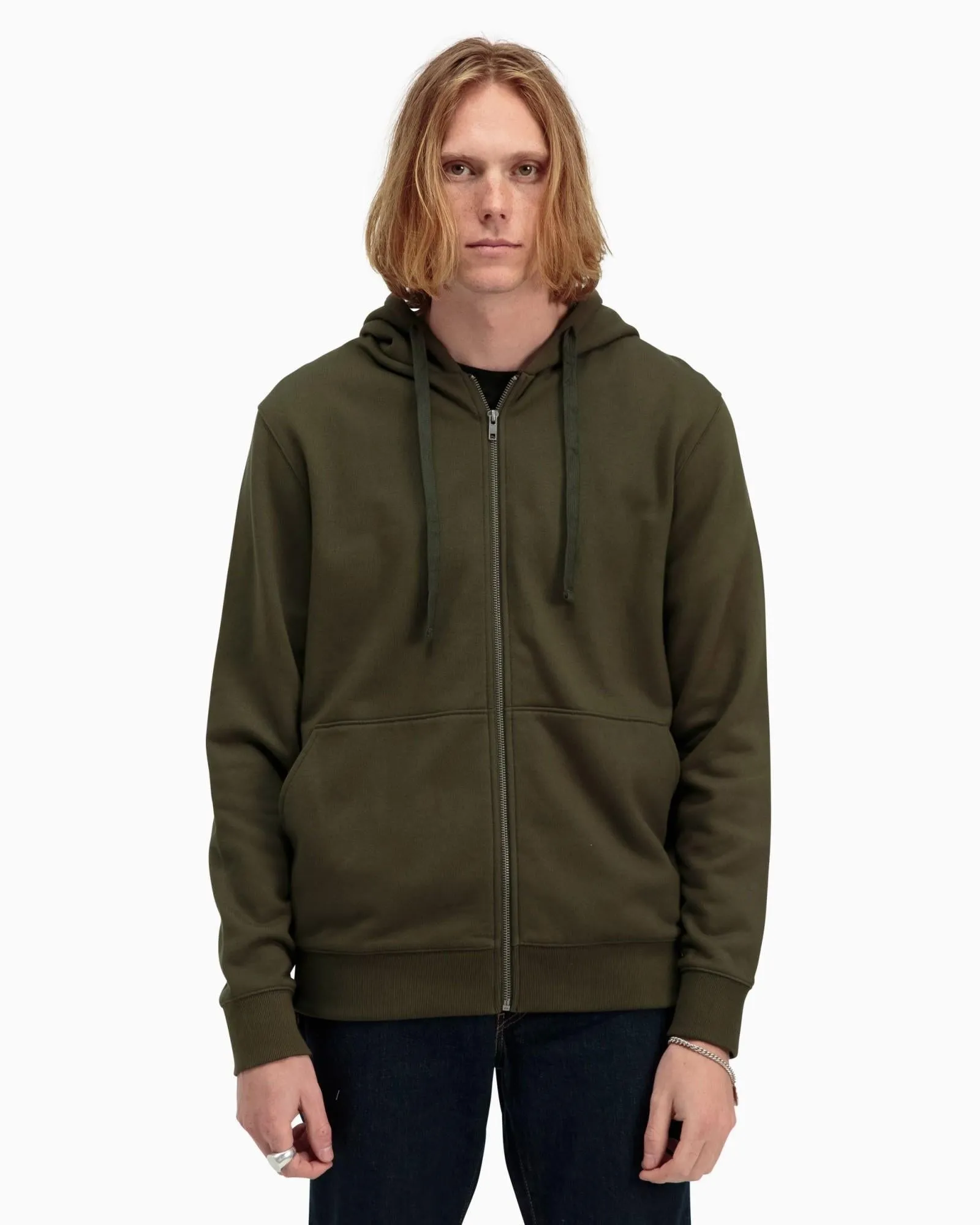 Zip Fleece Hoodie (Ivy)