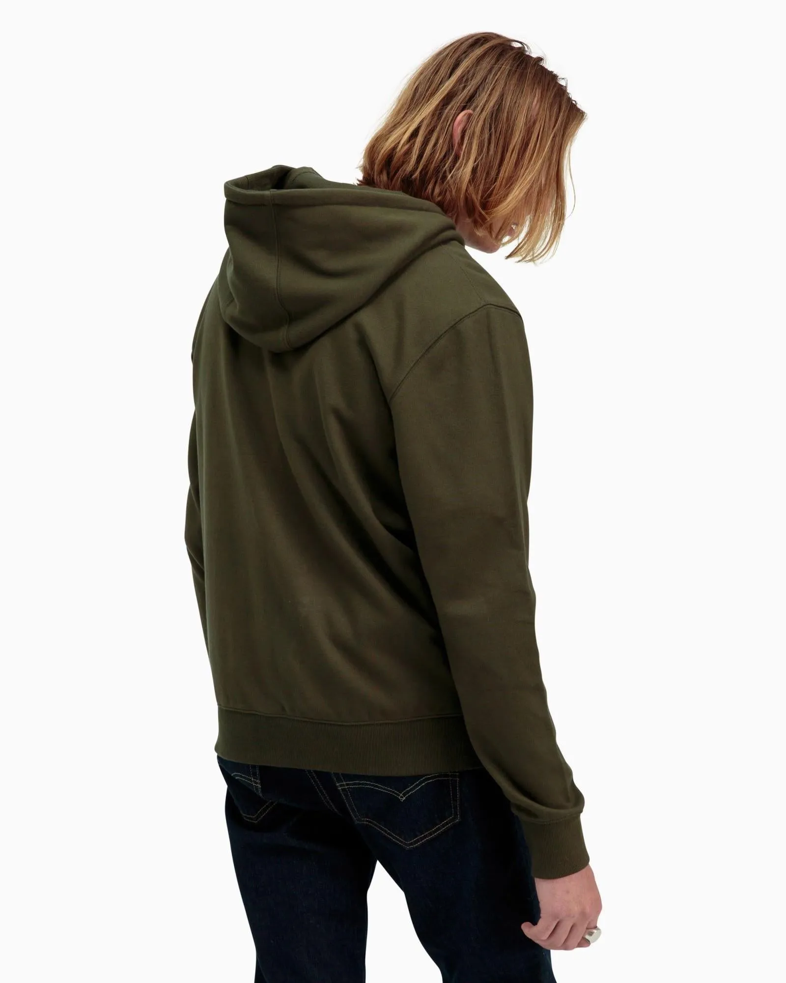 Zip Fleece Hoodie (Ivy)